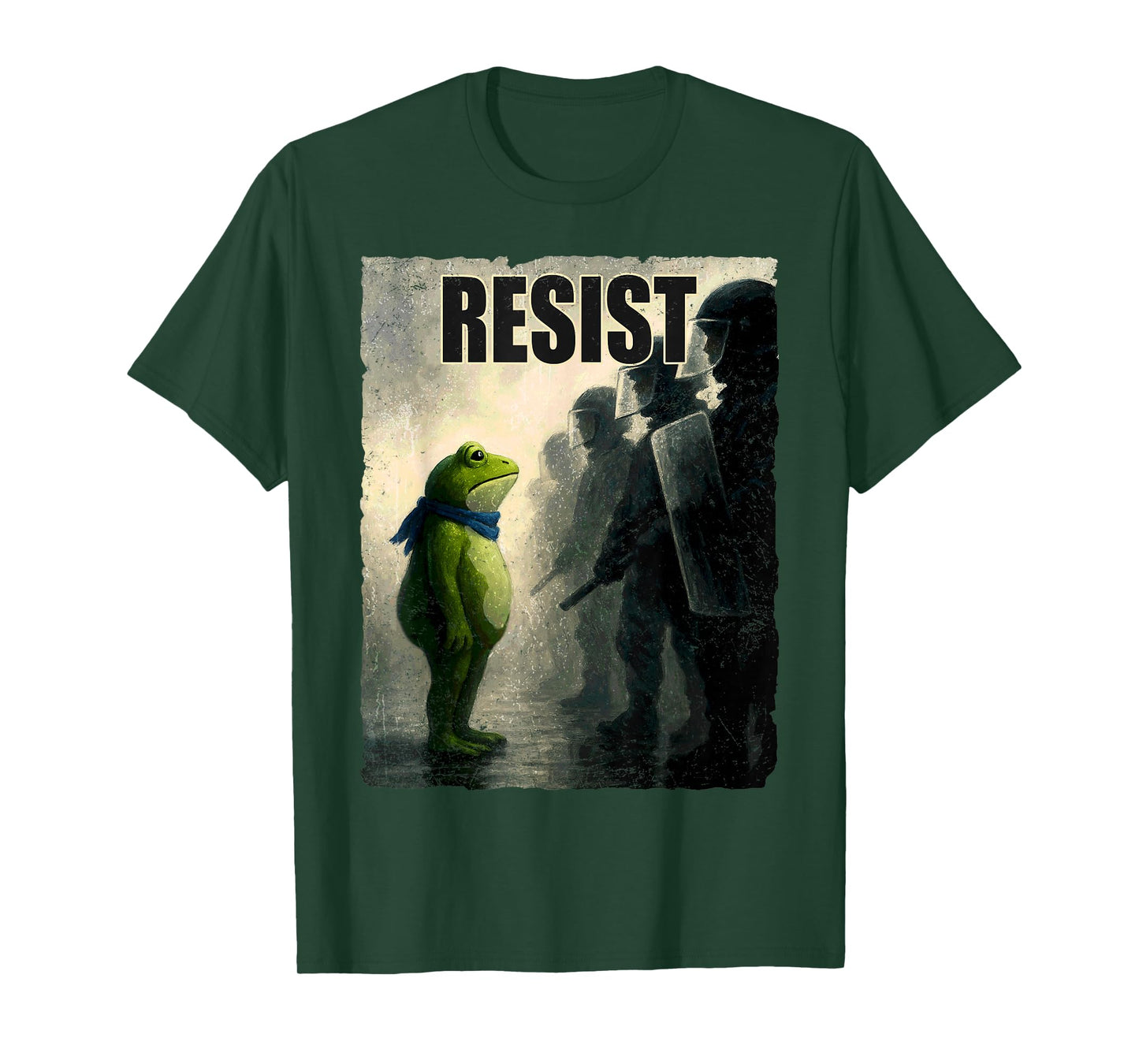 Portland Frog Protest Shirt Funny Portland Frog Protest T-Shirt