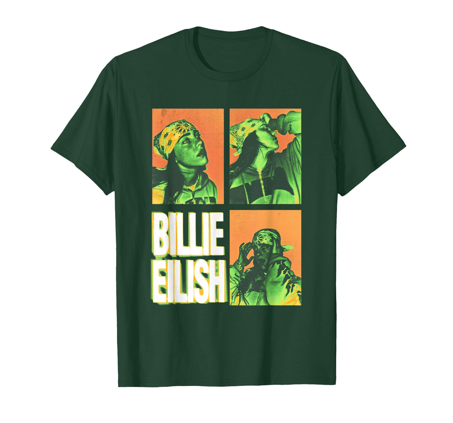 Official Billie Eilish HIT ME HARD AND SOFT Photo Squares T-Shirt