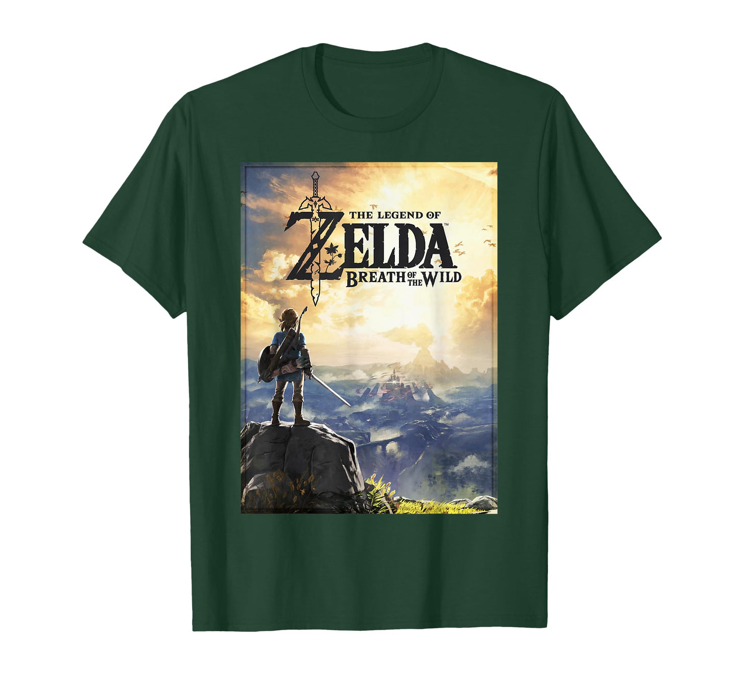 The Legend Of Zelda Breath Of The Wild Link Horizon Poster T-Shirt