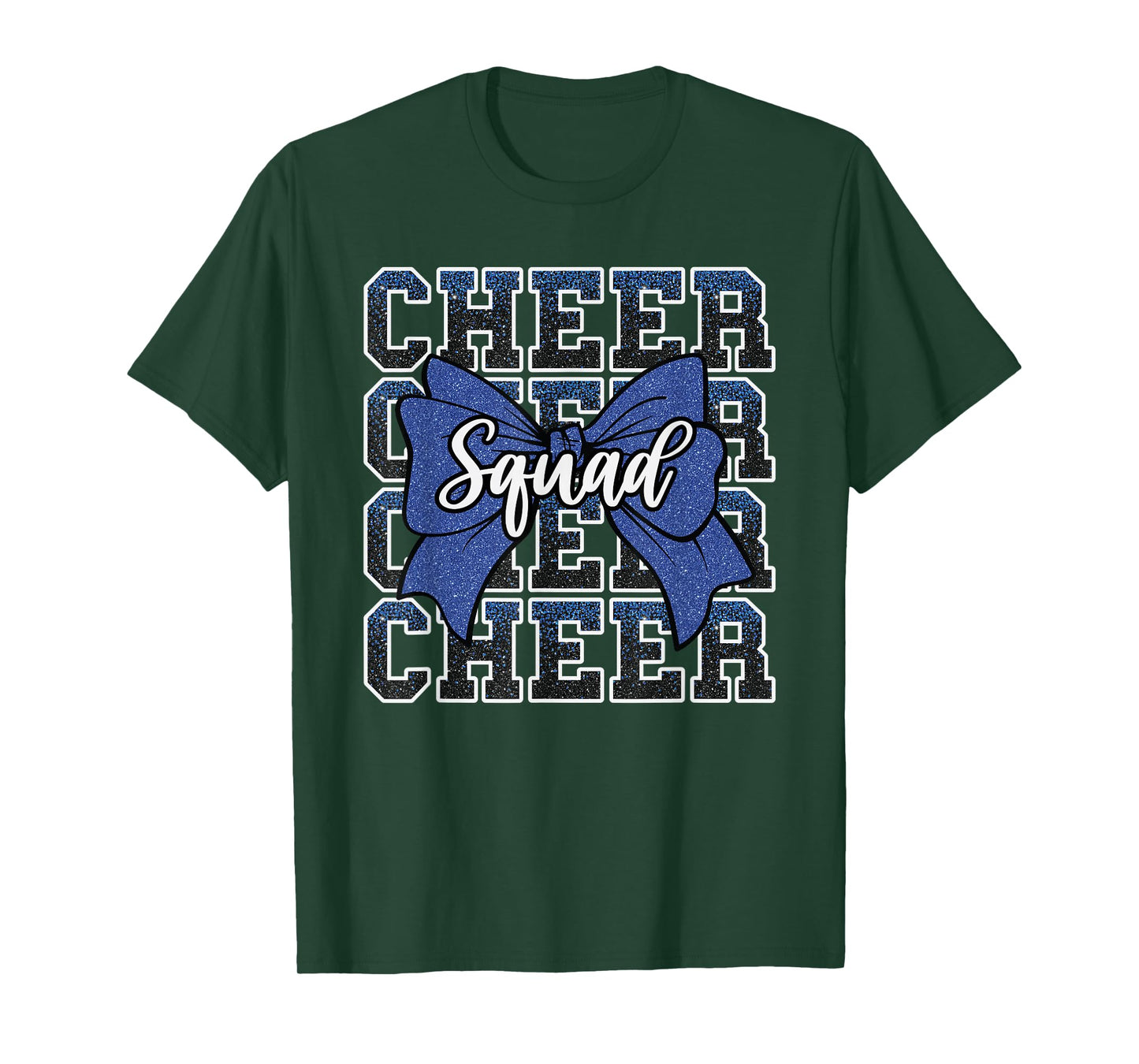 Blue Cheer Squad Funny Sport Cheerleader Cheerleading Team T-Shirt