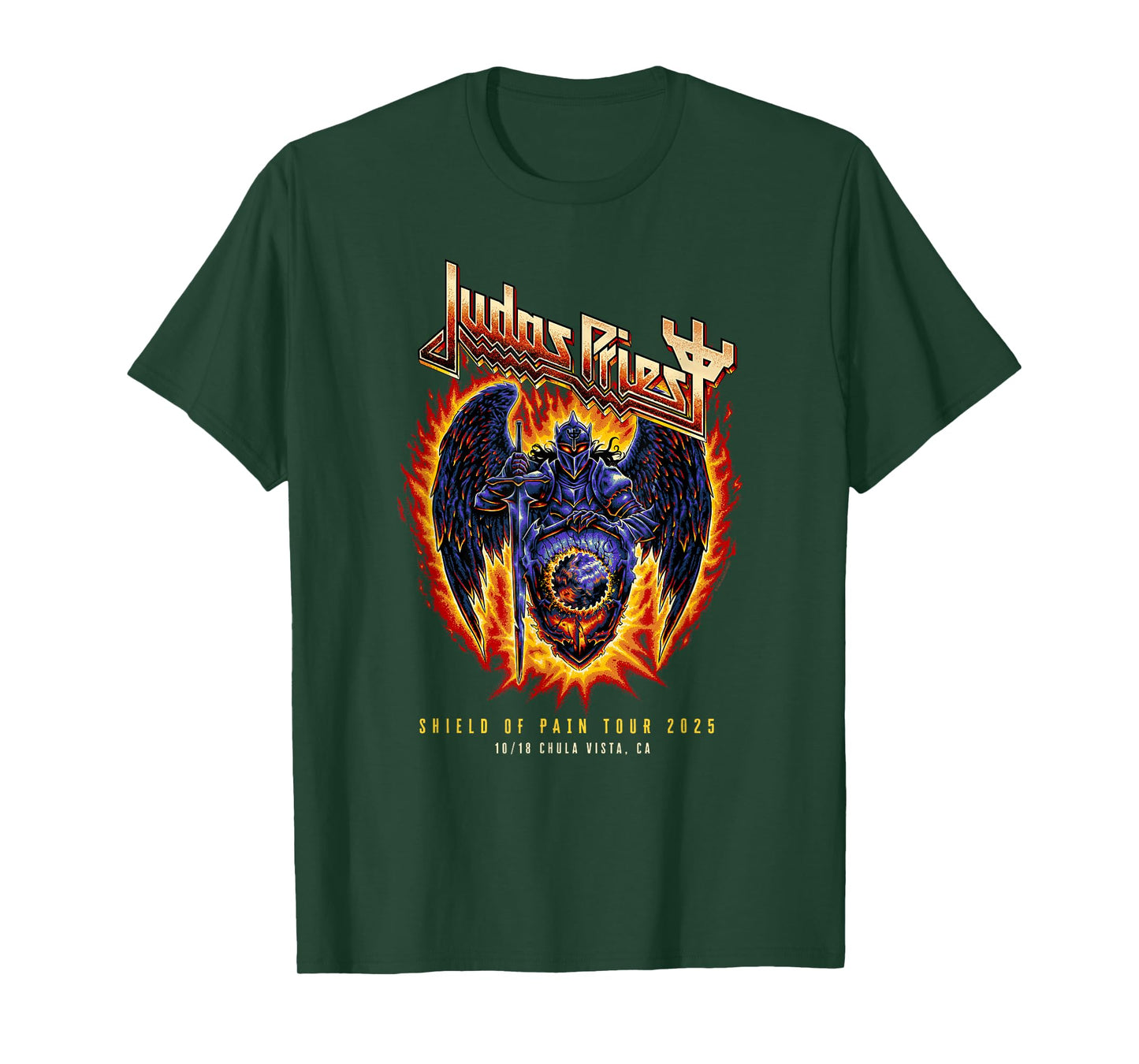 Judas Priest – Shield Of Pain Tour 2025 Chula Vista T-Shirt