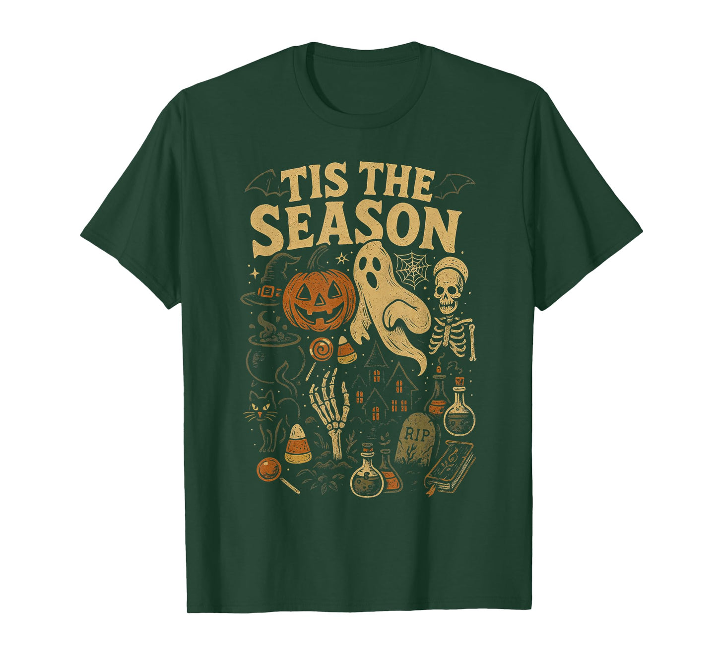 Retro Halloween Tis' The Season T-Shirt