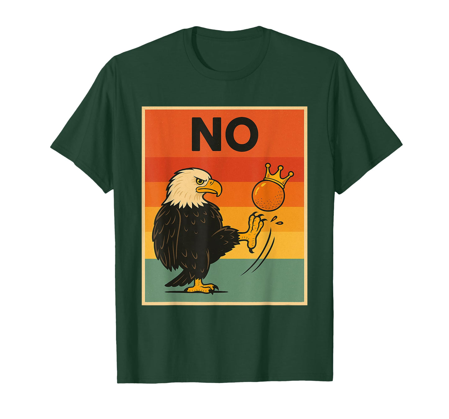 Funny No Kings In America Men Women T-Shirt