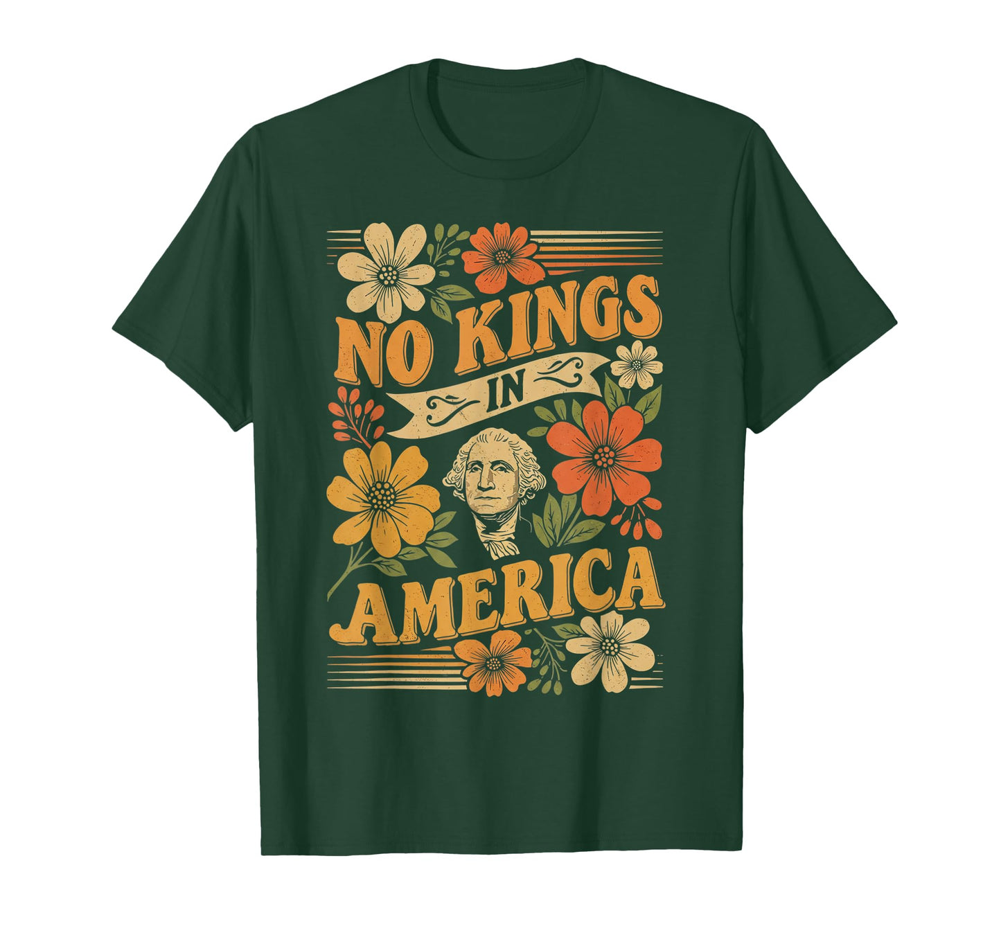 No Kings In America We The People Political Save Democracy T-Shirt