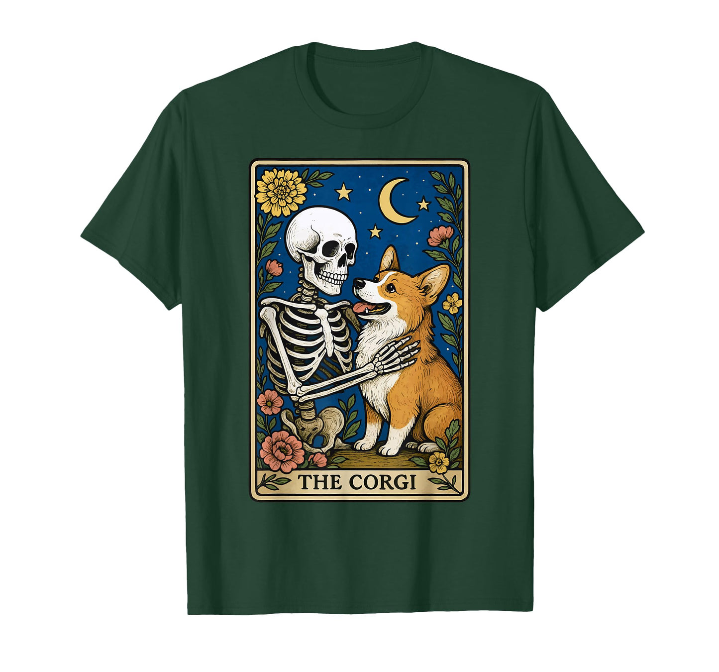 The Corgi Tarot Card T-Shirt