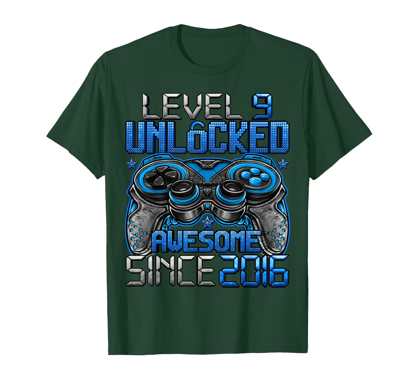 Level 9 Unlocked 9 Year Old Gifts For Boys 9th Birthday Boy T-Shirt