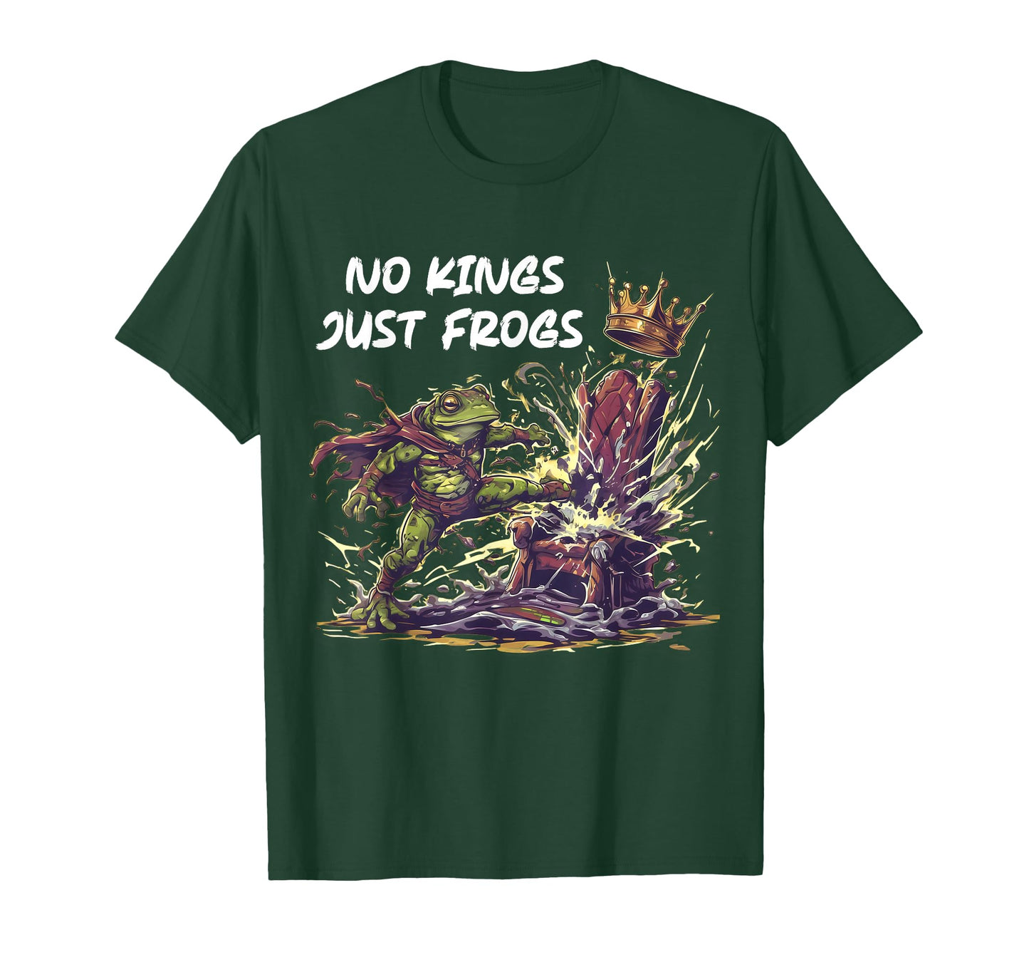 No Kings Just Frogs - Activist Protest Portland T-Shirt