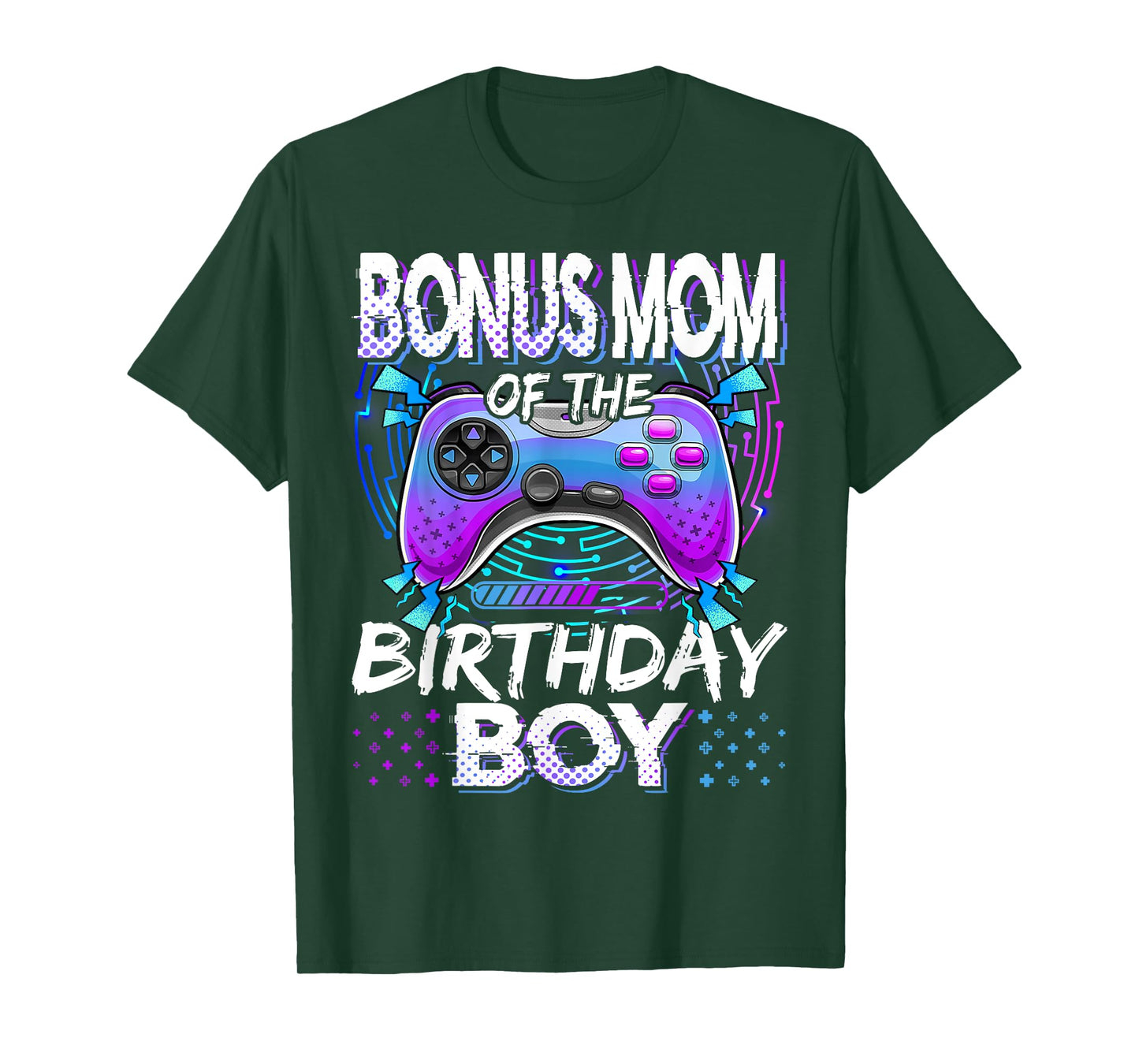 Bonus Mom Of The Birthday Boy Video Game Funny Bday Party T-Shirt