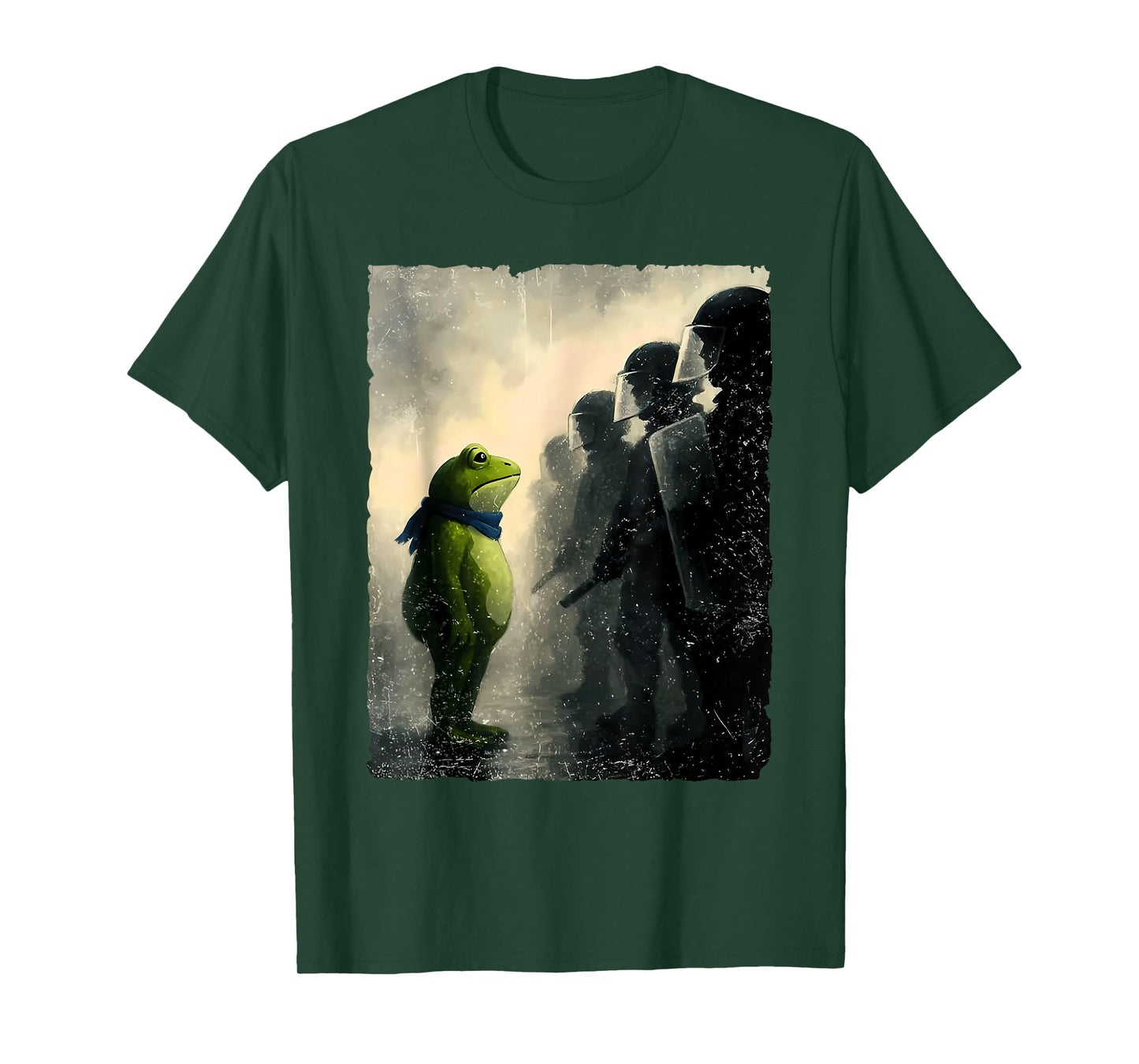 Portland Frog Protest Funny Frog Shirt for Men and Women T-Shirt