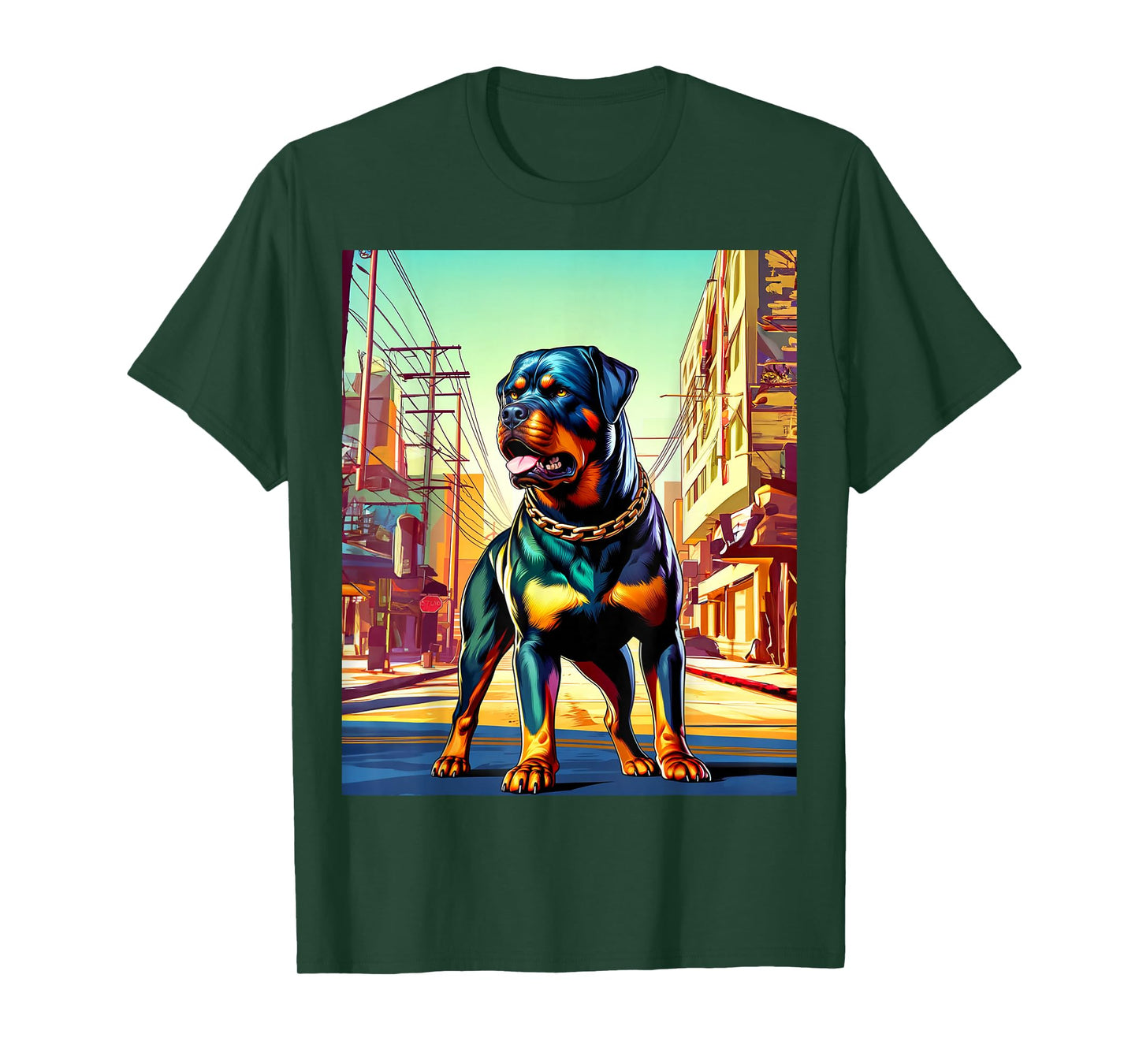 GTA Rottweiler Style T-Shirt
