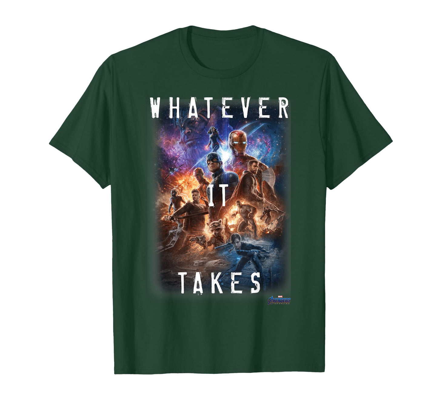 Marvel Avengers Endgame Movie Poster Whatever It Takes T-Shirt