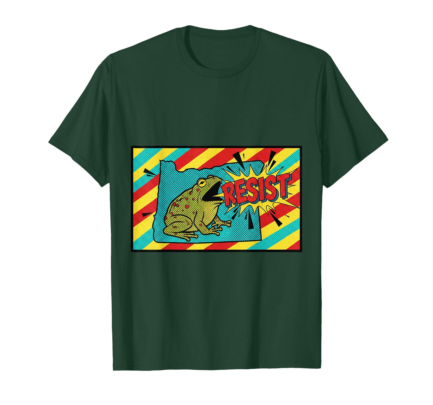 Portland Frog Protest Shirt Portland Frog Protest T-Shirt
