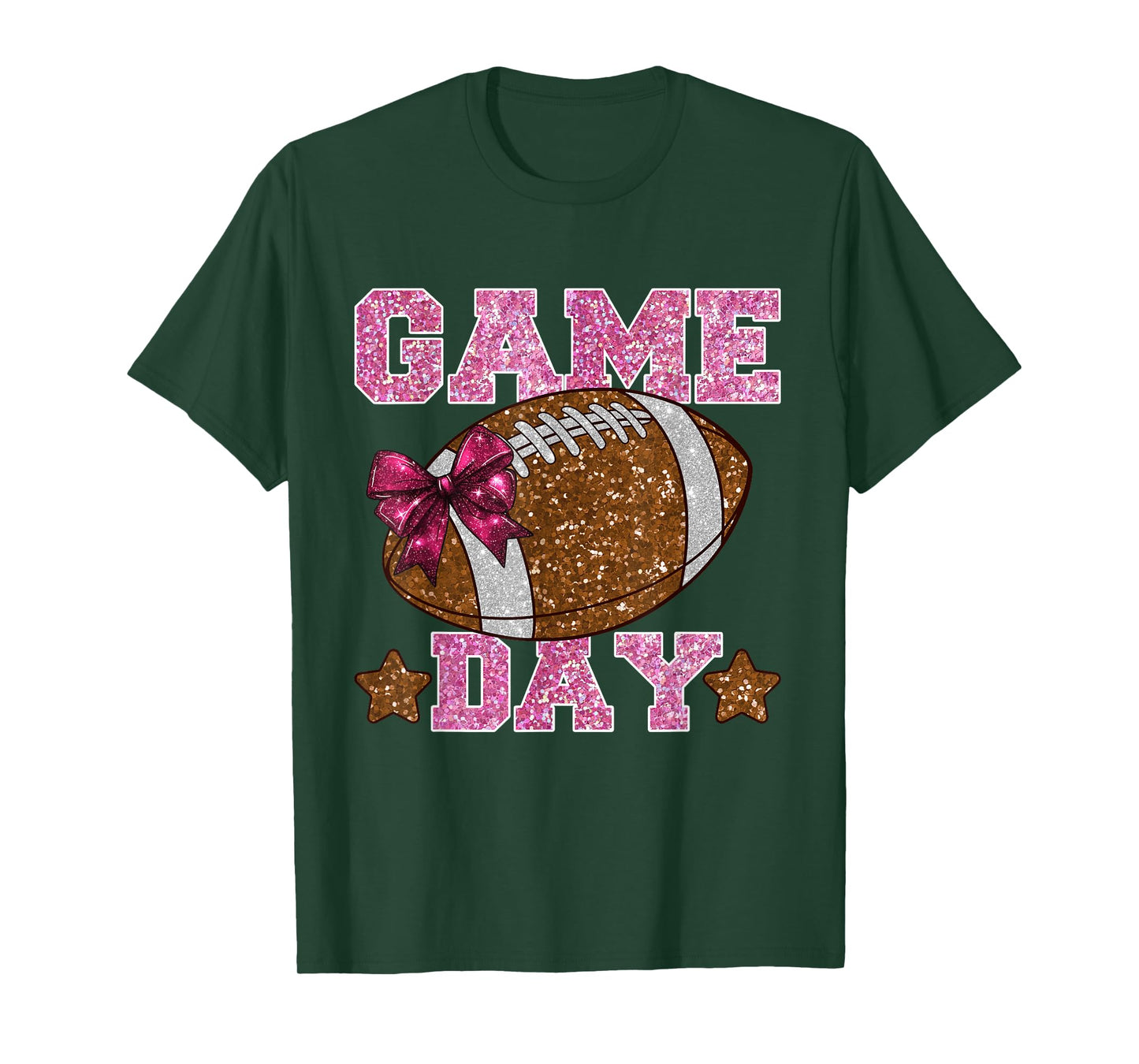 Game Day Football Season Football Mama Girl Touchdown Season T-Shirt