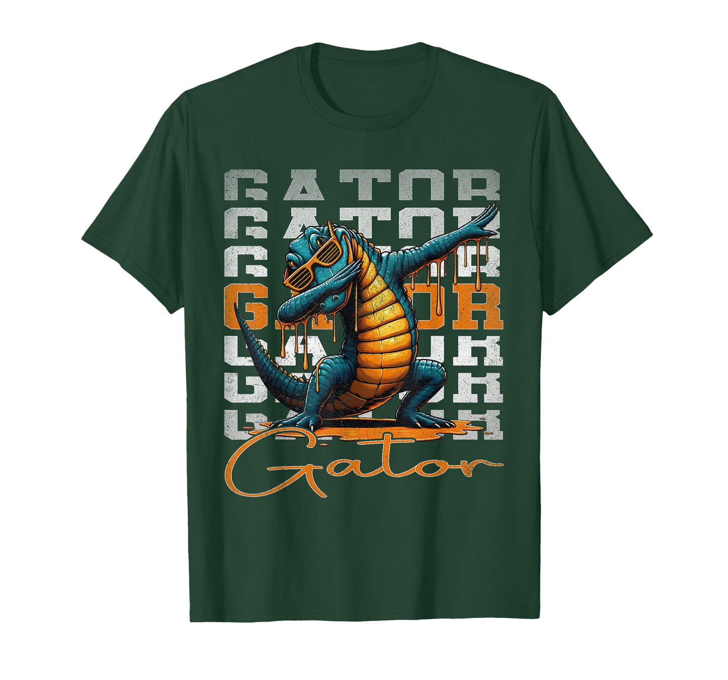 Vintage Graphic Gator Drip Gator Dabbing Men Women Kids T-Shirt