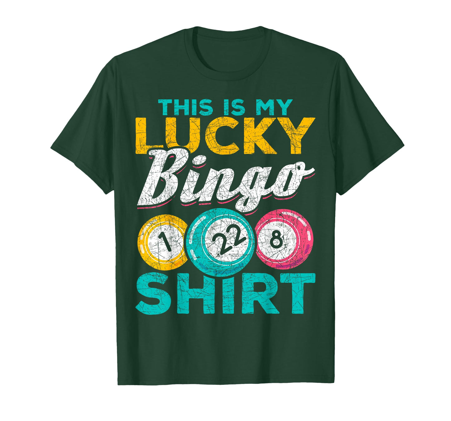 Das ist mein Glücks Bingo Shirt Bingo Player Lotterie Bingo T-Shirt