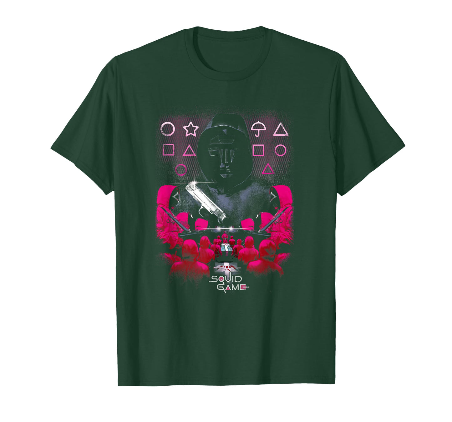 Squid Game Front Man Geometric Poster T-Shirt