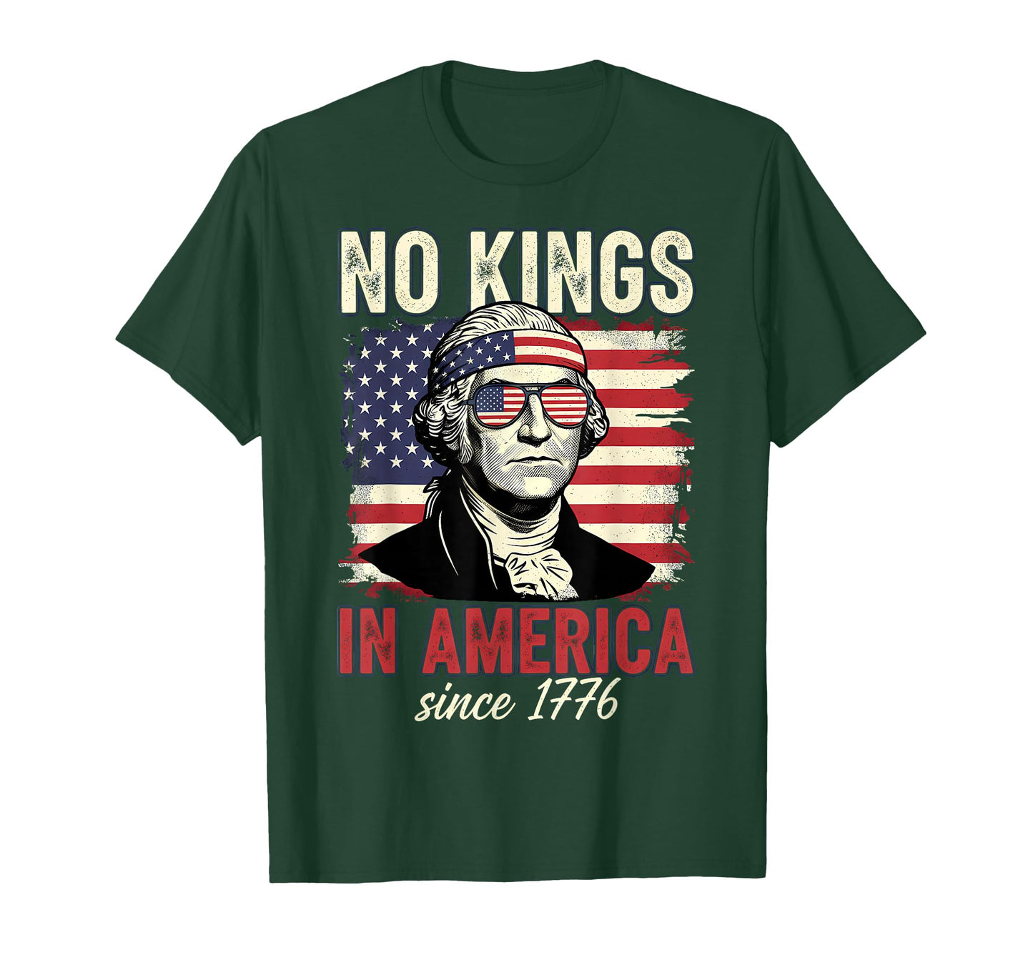 No Kings in America Since 1776 T-Shirt
