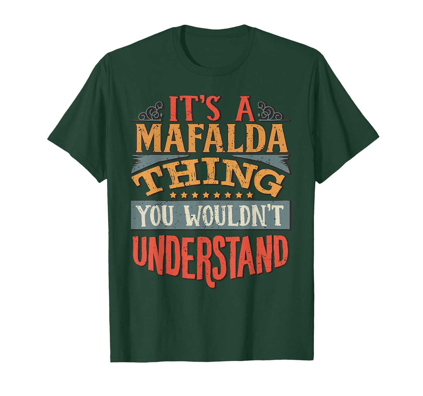 Mafalda Name Gifts By Vnz Women's Black Small Modern Classic T-Shirt