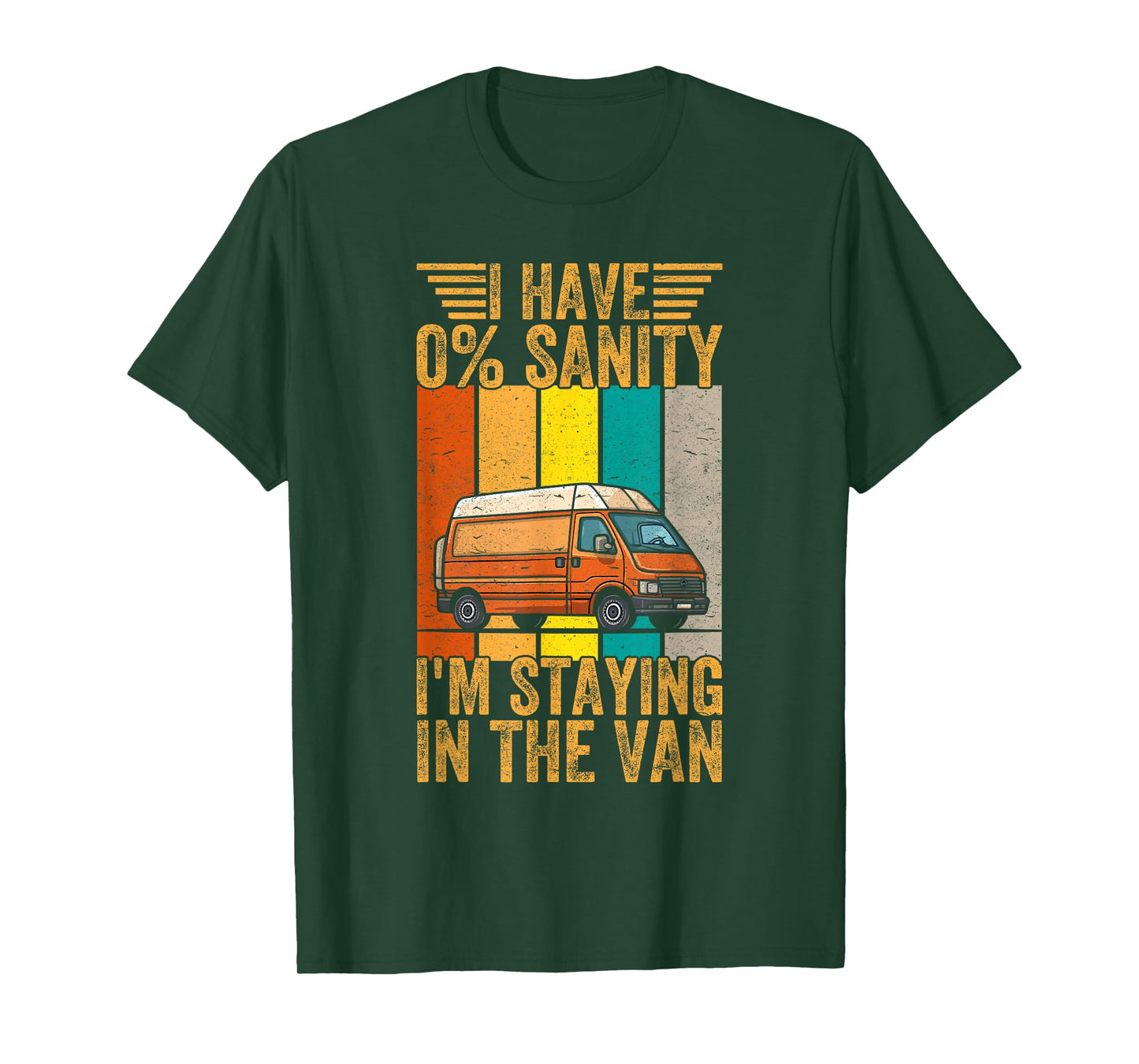Funny Vintage I'm Staying In Tha Van Phasmophobia Men Women T-Shirt