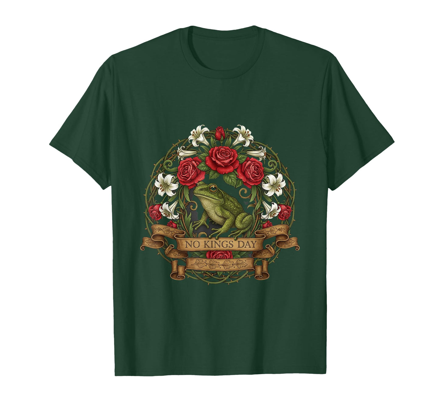No Kings Day Portland Shirt Frog Protest T-Shirt
