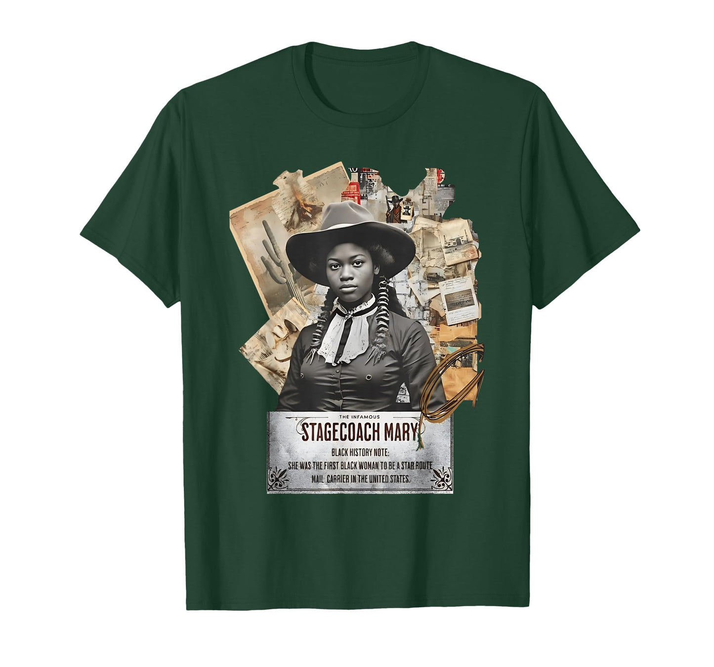 Black Cowgirl Western Rodeo Black History Texas Women T-Shirt