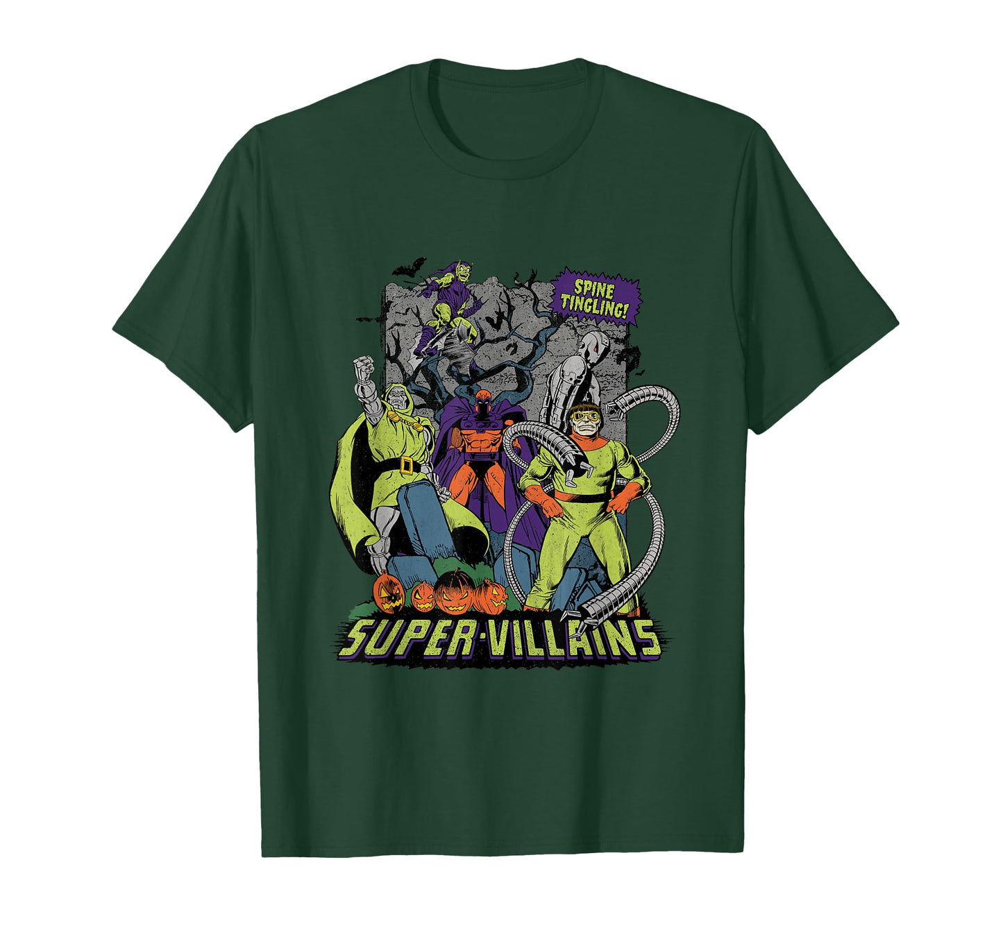 Marvel Halloween Spine-Tingling Super-Villains T-Shirt