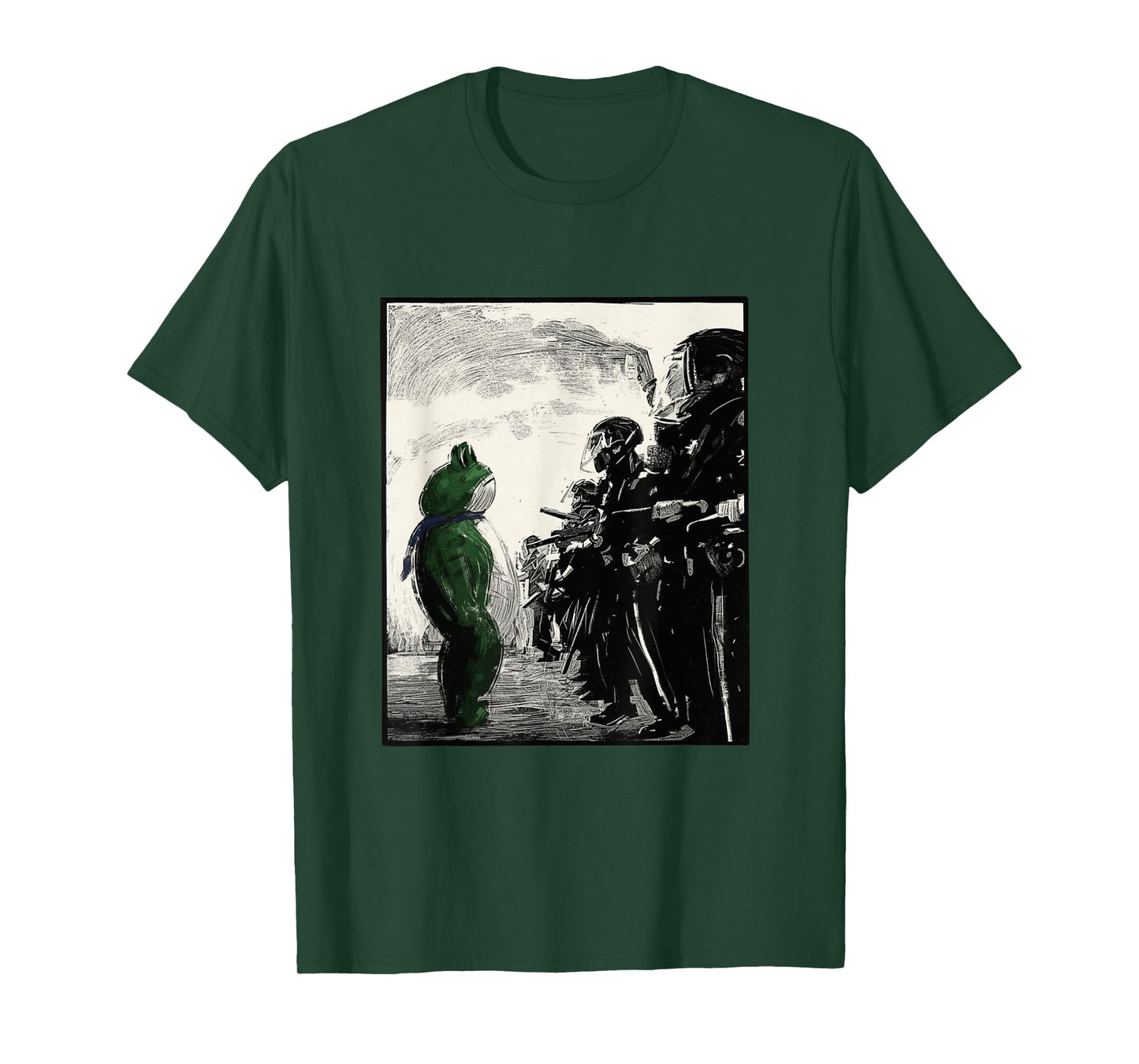 Portland Frog Protest Frogs Stronger Together for Men Women T-Shirt