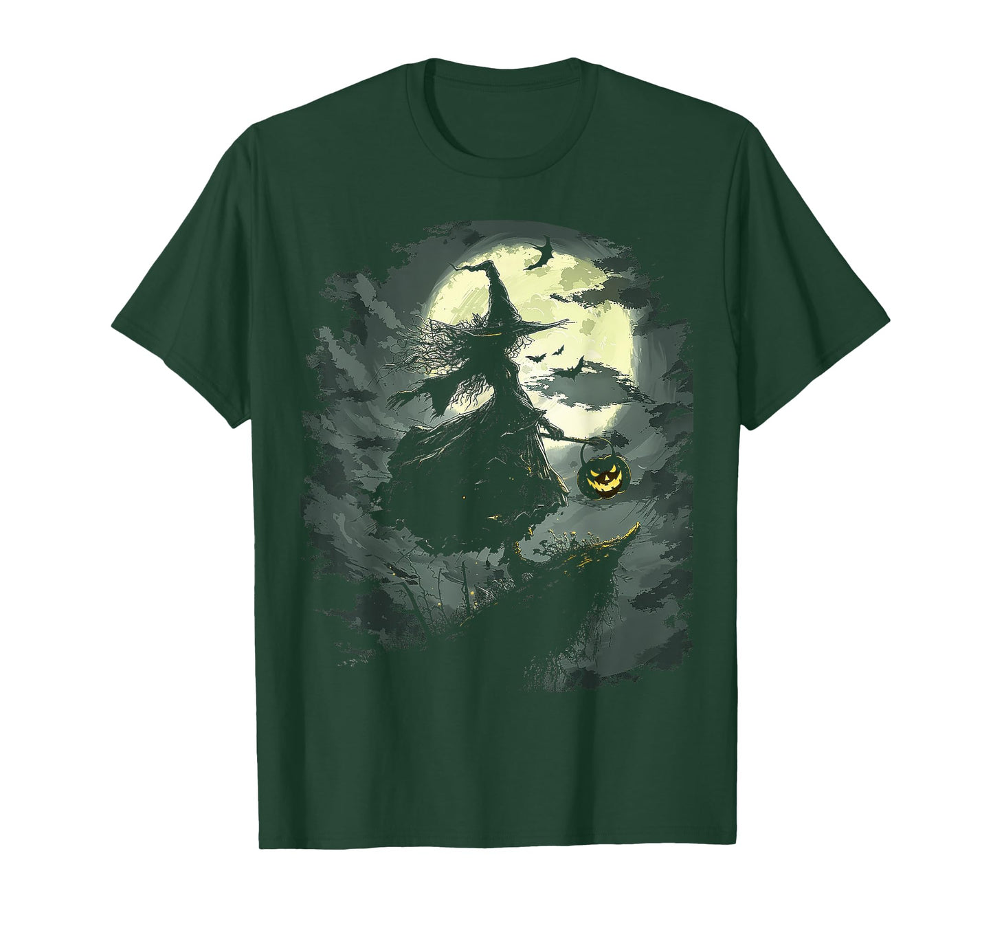 Witch Costume Halloween Spooky Art Witch T-Shirt