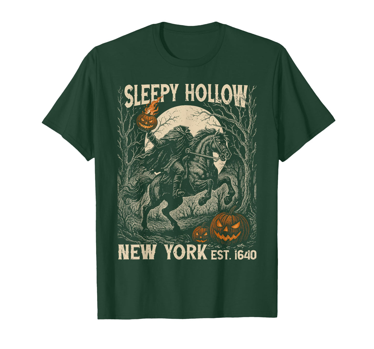 Legend of Sleepy Hollow Bookish Halloween Headless Horseman T-Shirt