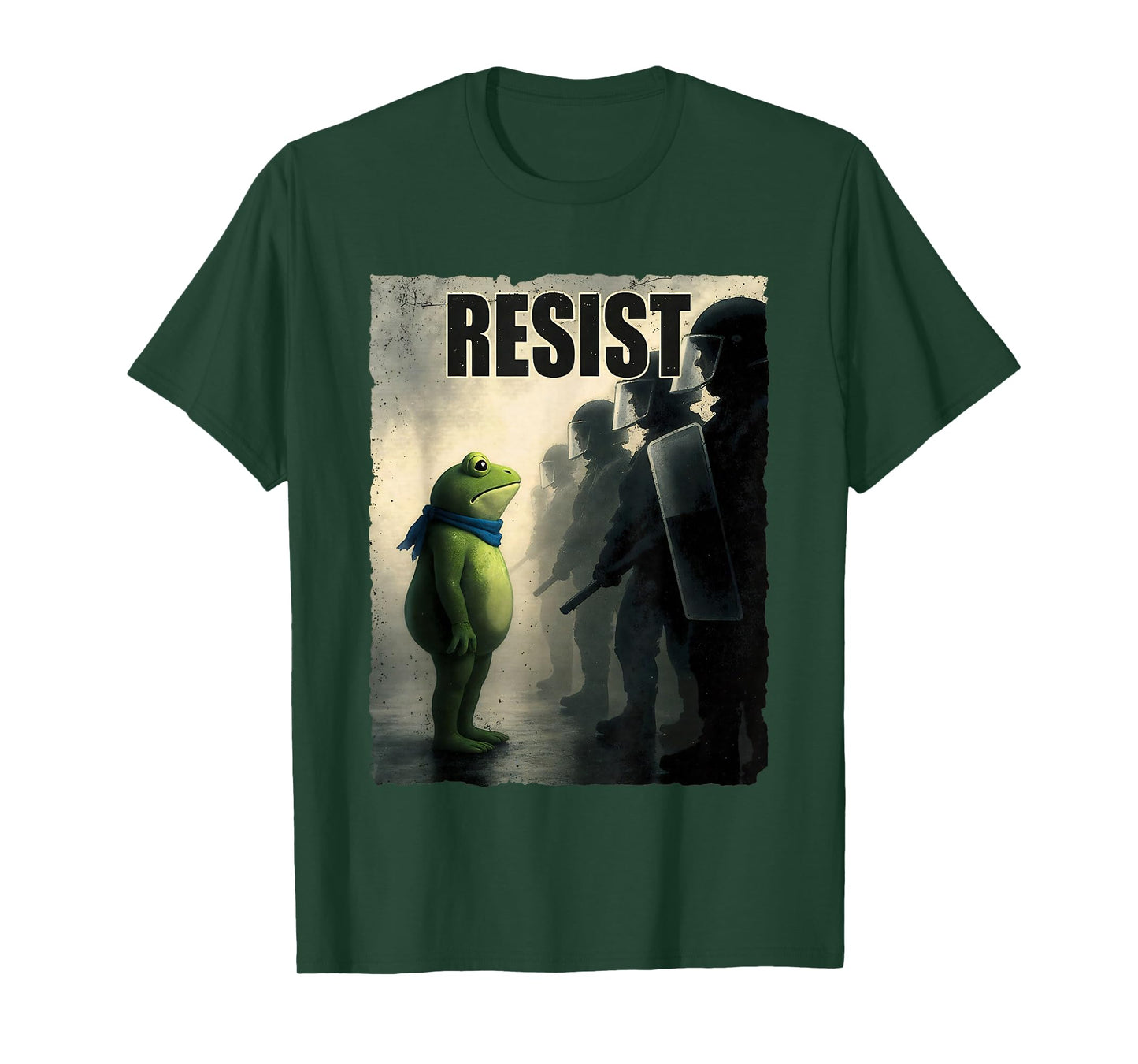 Frog Resist Portland Frog Protest - Portland Frog Activist T-Shirt