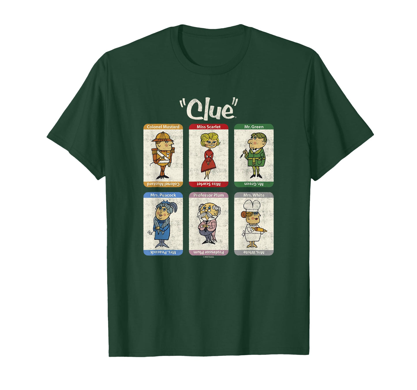 Clue Retro Character Box Up T-Shirt