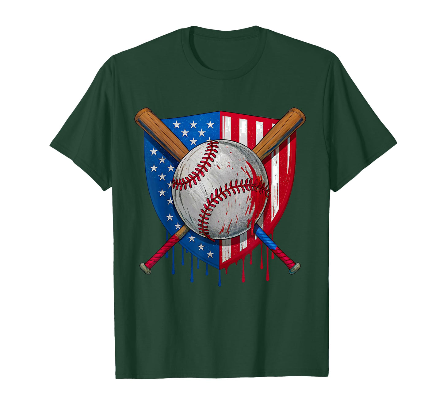 Ice Cream Baseball Drip Respect The Drip Youth Boy Baseball T-Shirt