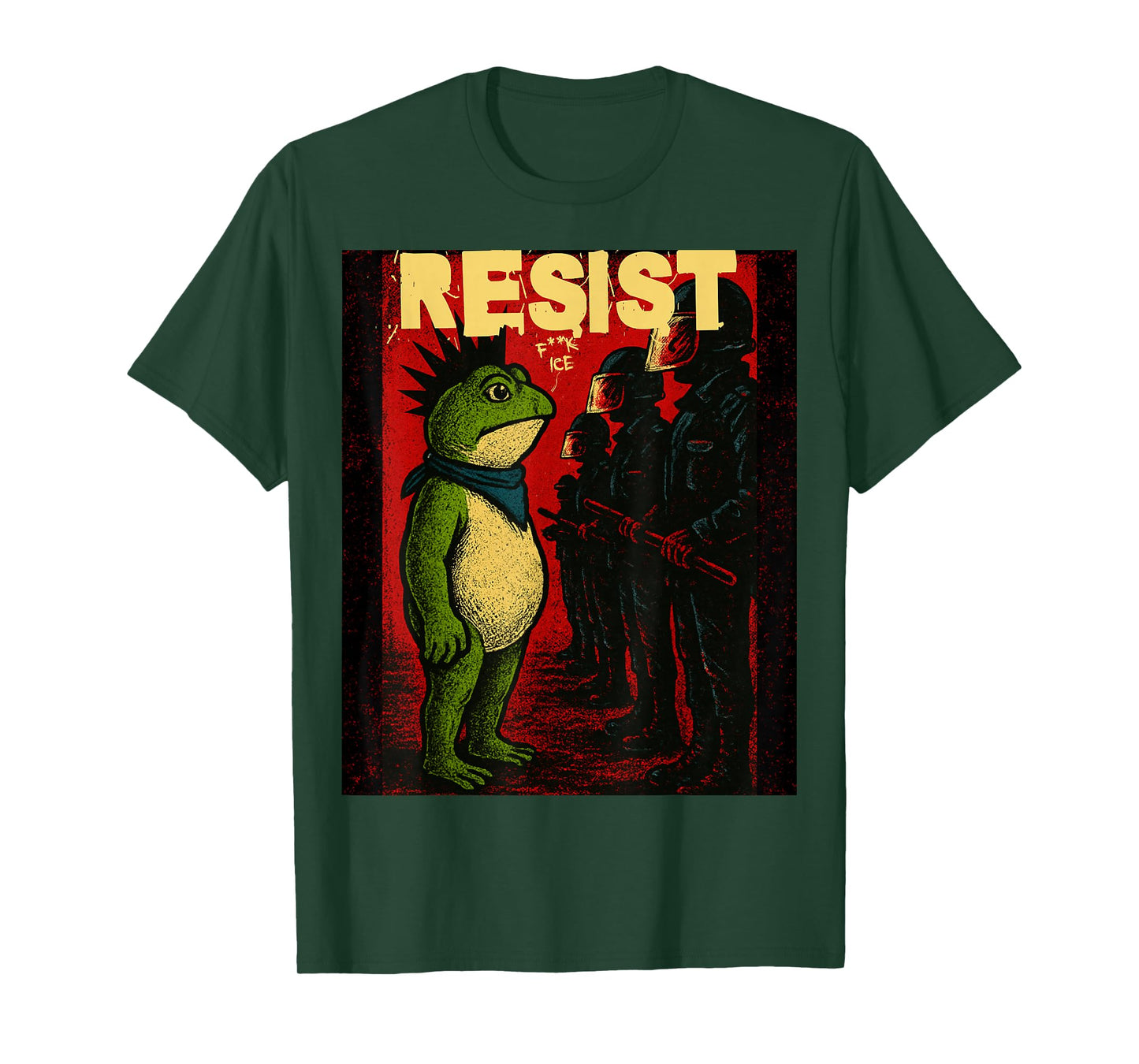 Vintage Portland Frog 2025 Retro Resist No Kings October 18 T-Shirt