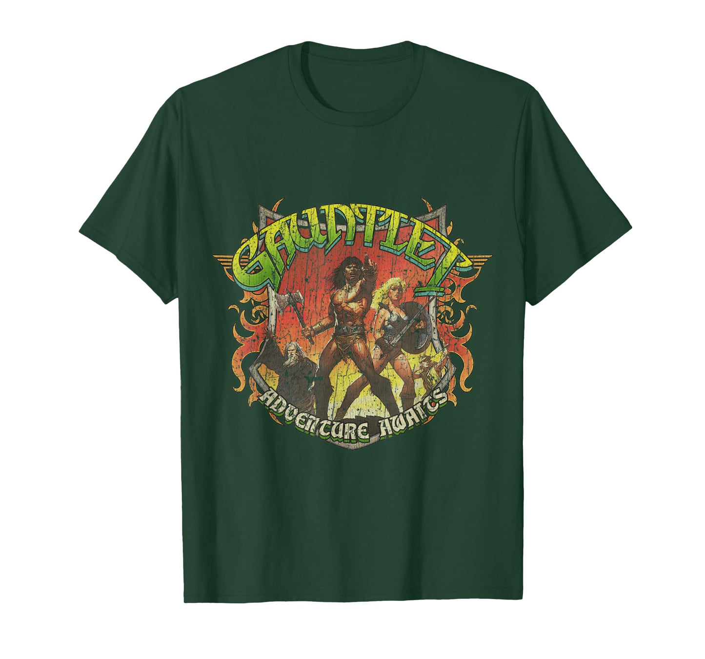 Gauntlet Adventure Awaits 1985 T-Shirt