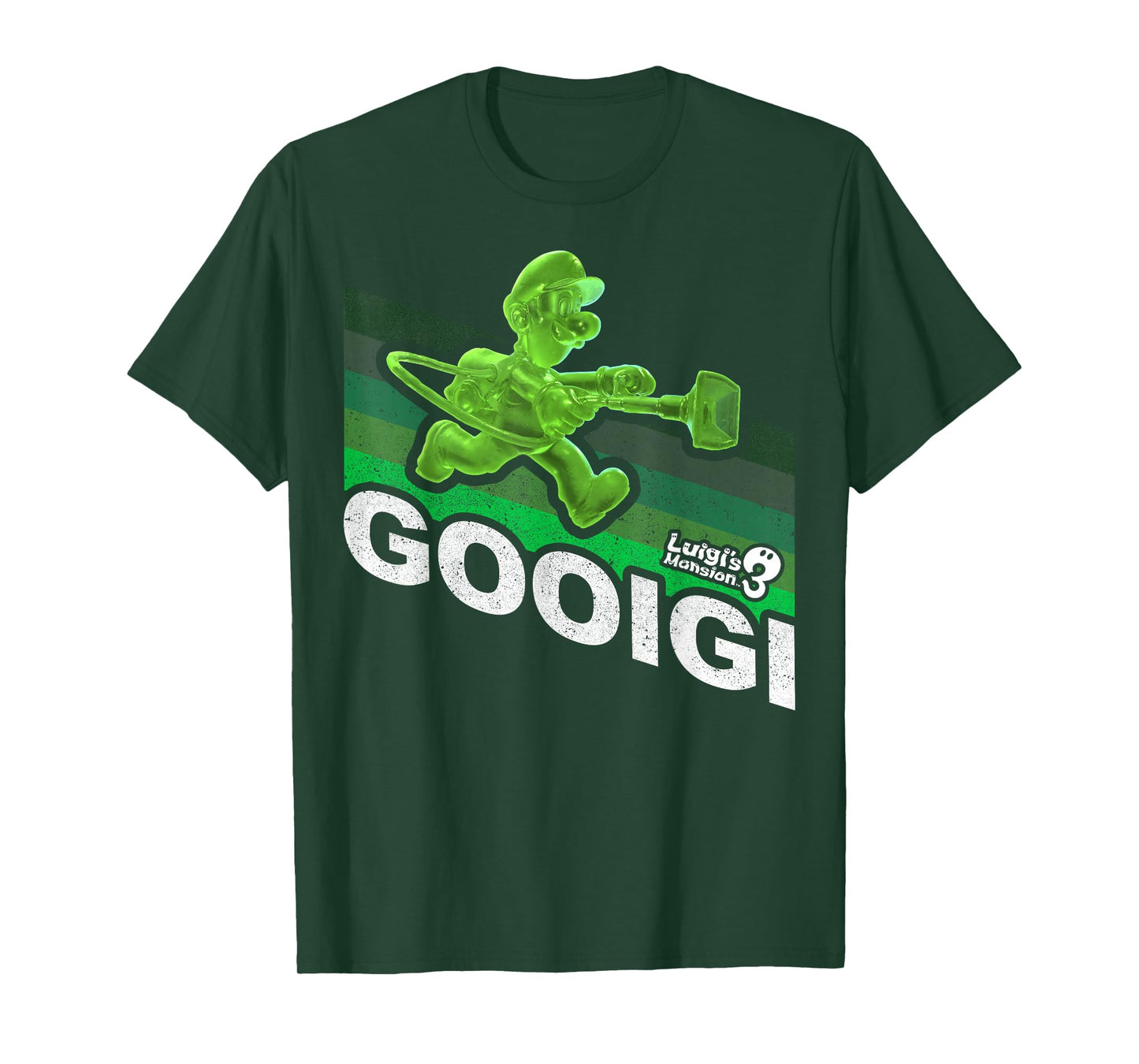 Luigi's Mansion 3 Gooigi Retro Line T-Shirt