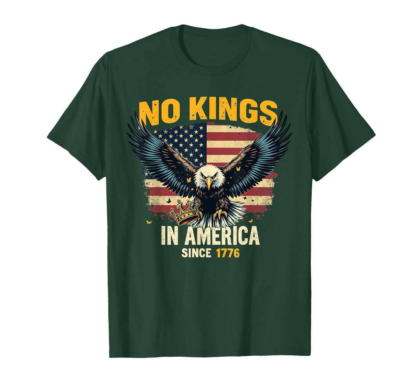 No Kings In America Since 1776 T-Shirt