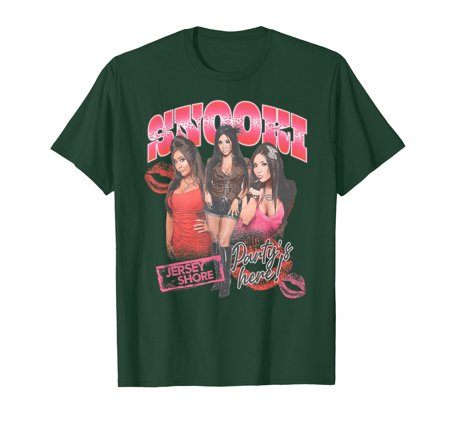 Jersey Shore Snooki Kisses Vintage Reality TV Show T-Shirt