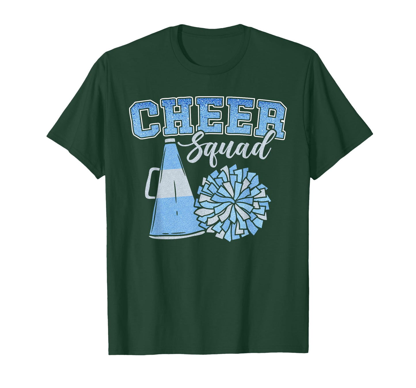 Funny Cheerleader Cheer Squad Cheerleading Carlina Blue Team T-Shirt