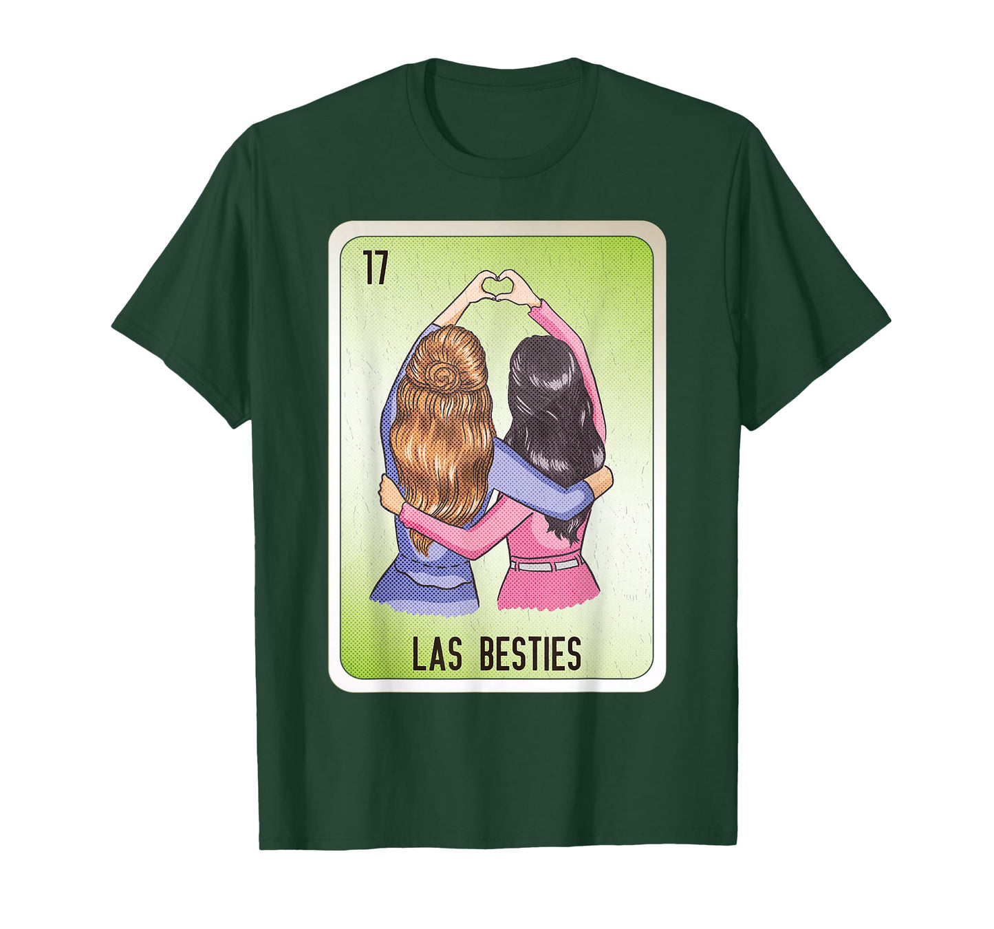Las Besties Mexican Slang Chicano Bingo Cards T-Shirt