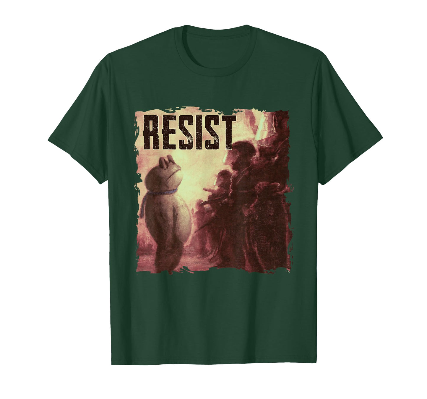 Resist Frog Protest Art Portland Activist Social Justice T-Shirt