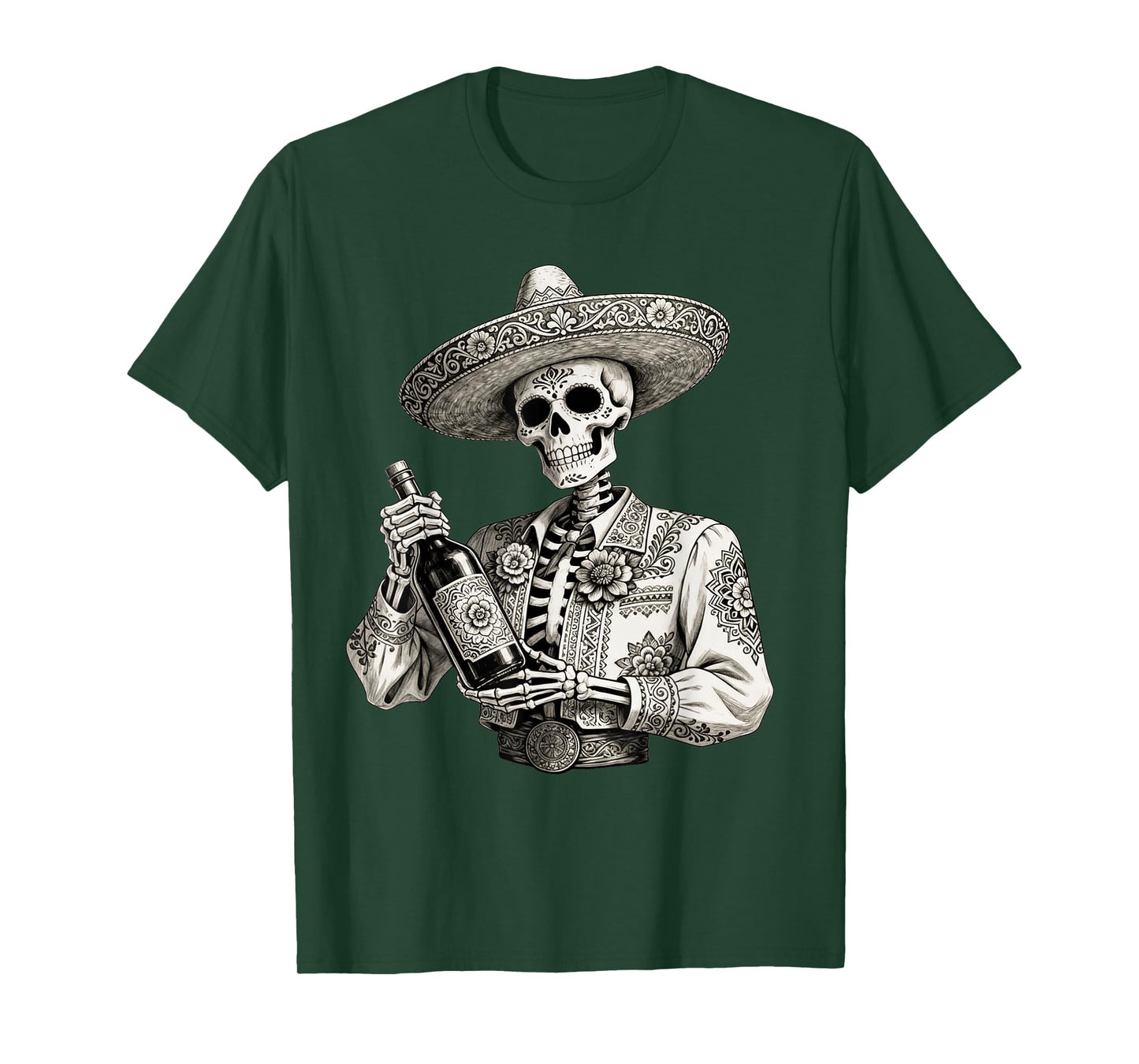 Dia De Los Muertos Costume Day of The Dead Sugar Skull T-Shirt