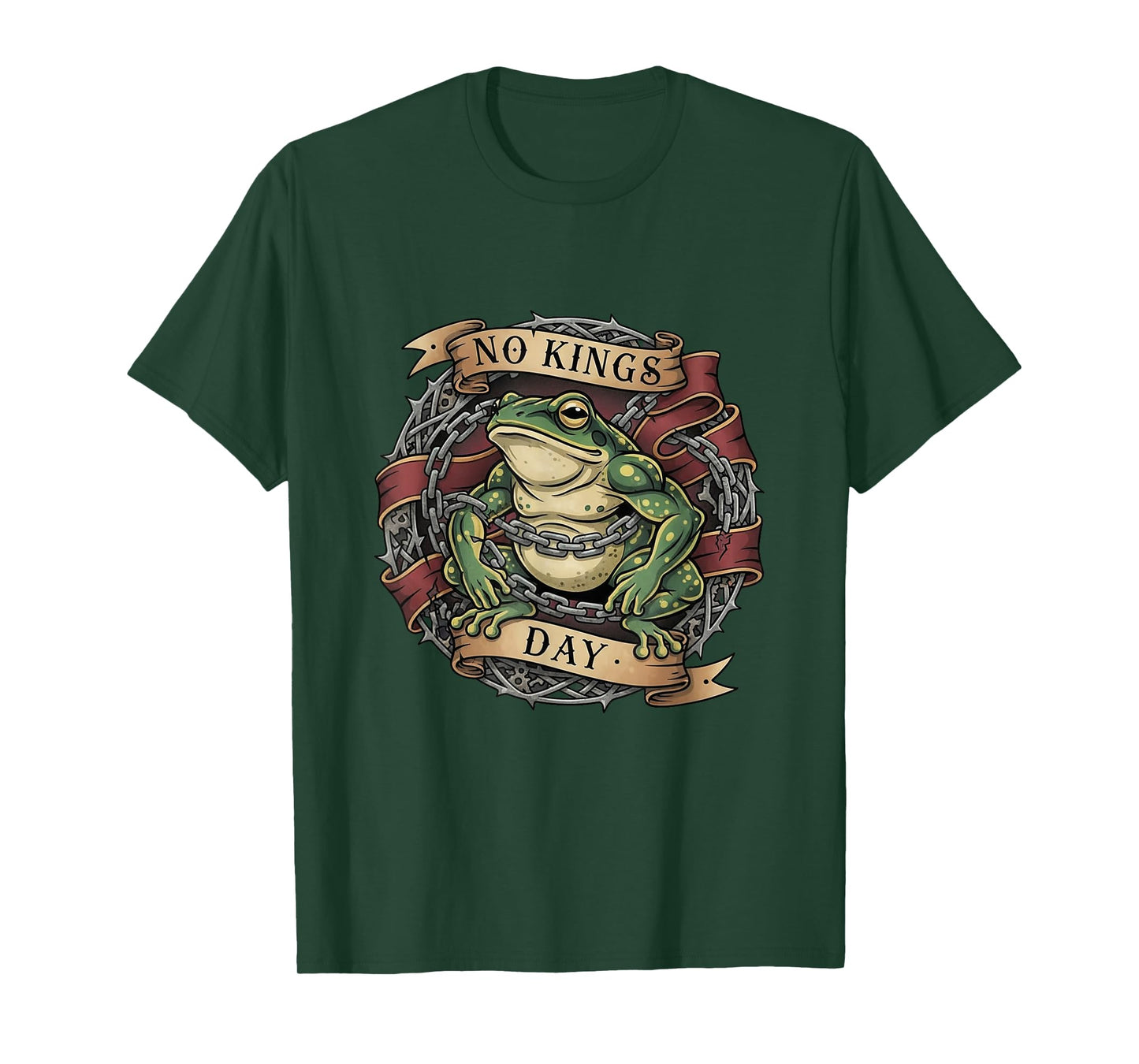 No Kings Day Portland Shirt Frog Protest T-Shirt