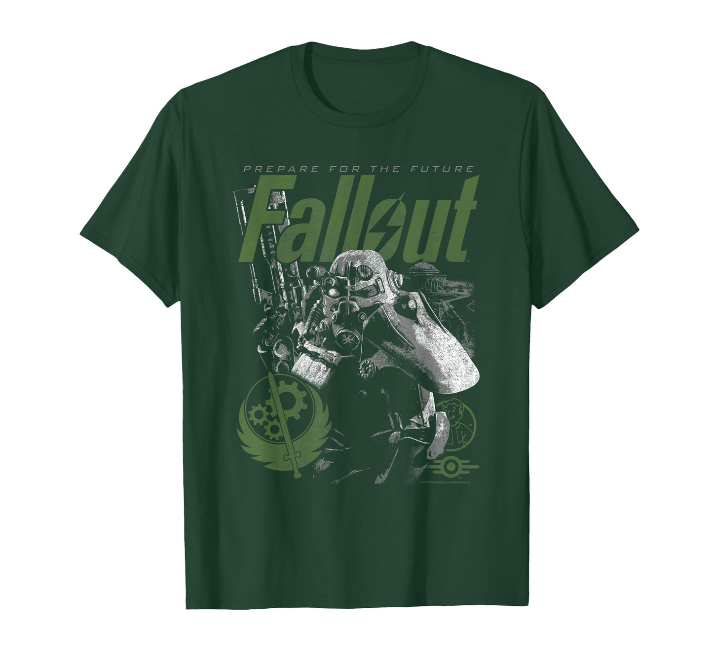Fallout Video Game Brotherhood of Steel Armor T-Shirt