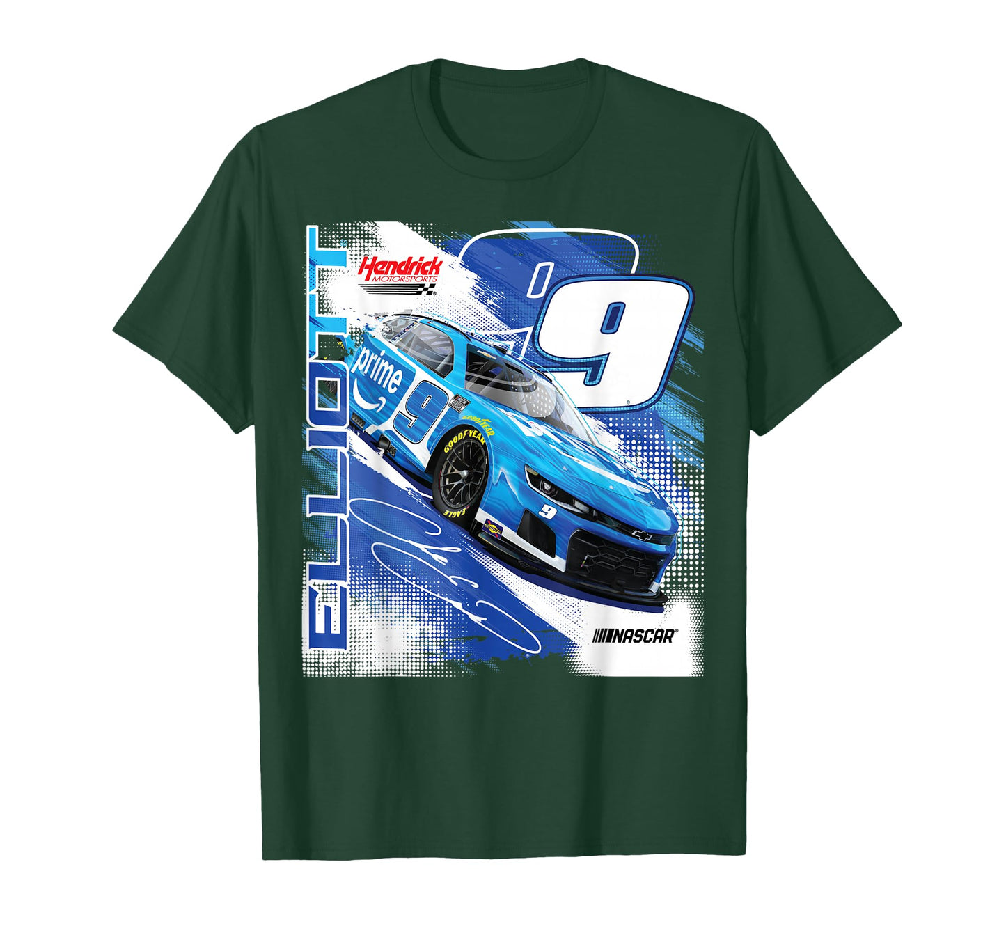 NASCAR - Chase Elliott #9 Prime - Hendrick Motorsports T-Shirt