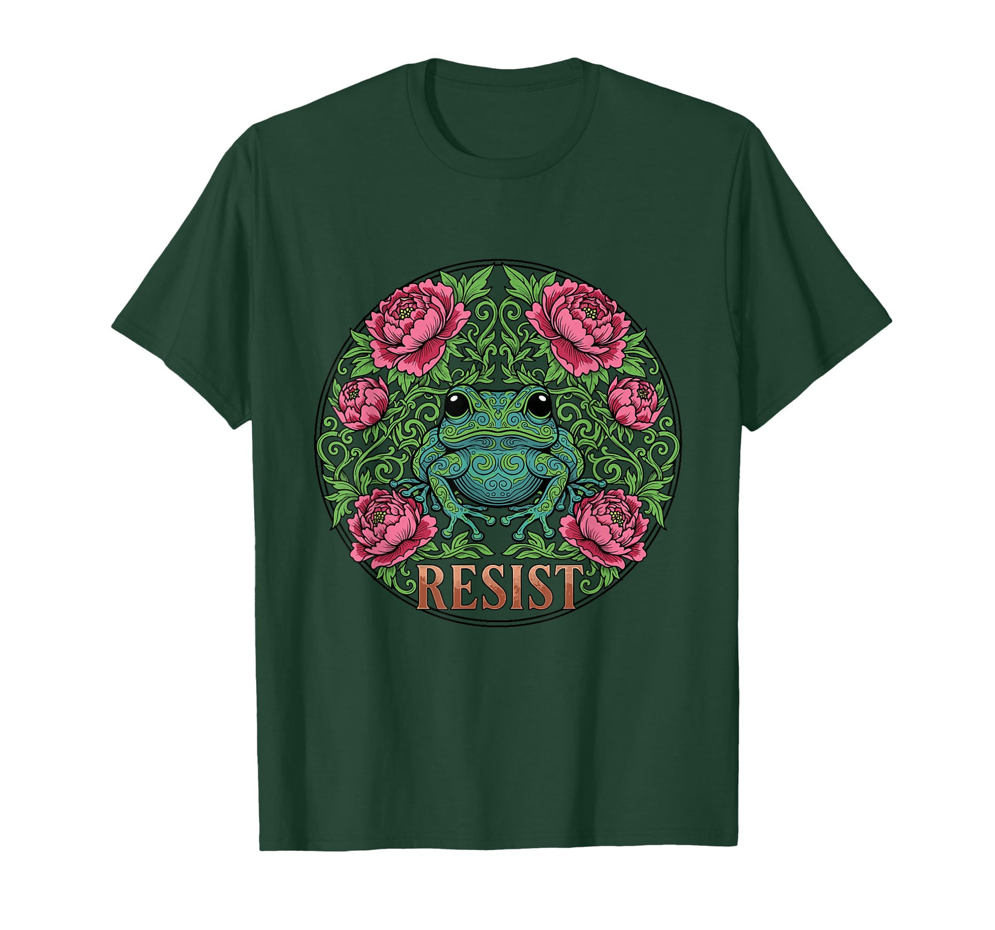Portland Resist Frog Protest No Kings Day T-Shirt