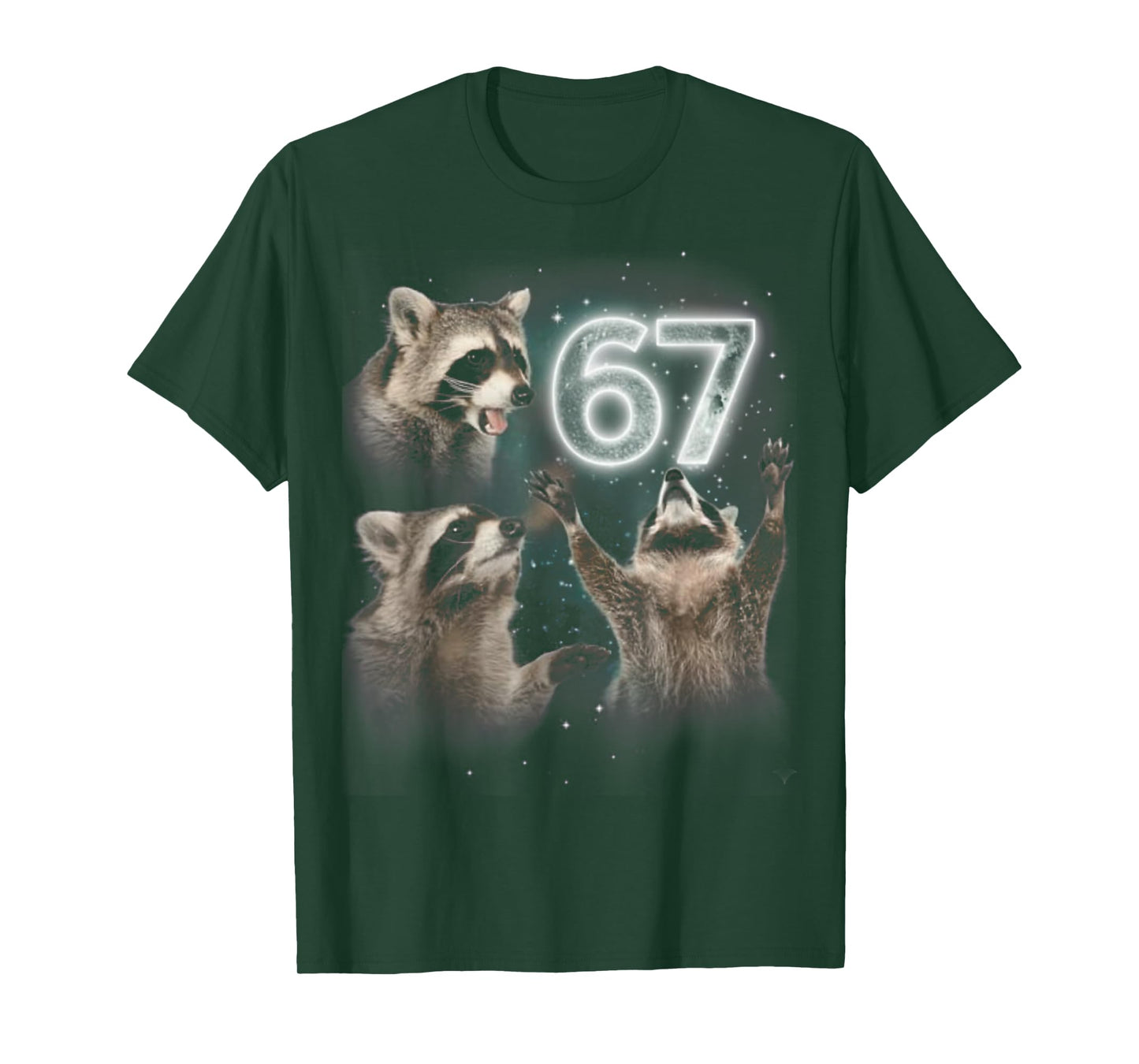 Wolf Howling at The Moon 67 T-Shirt 6 7 Halloween 67 Wolf 67 T-Shirt