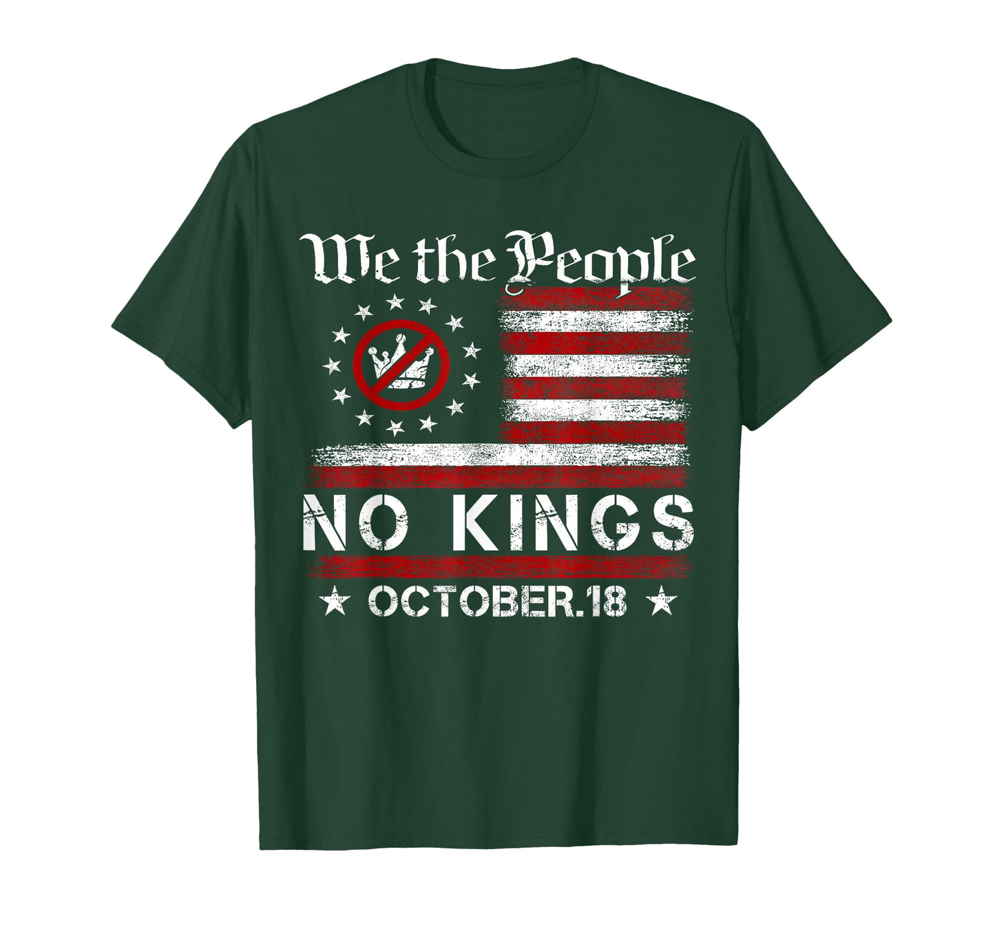 No Kings Day Patriotic No Kings 2025 T-Shirt