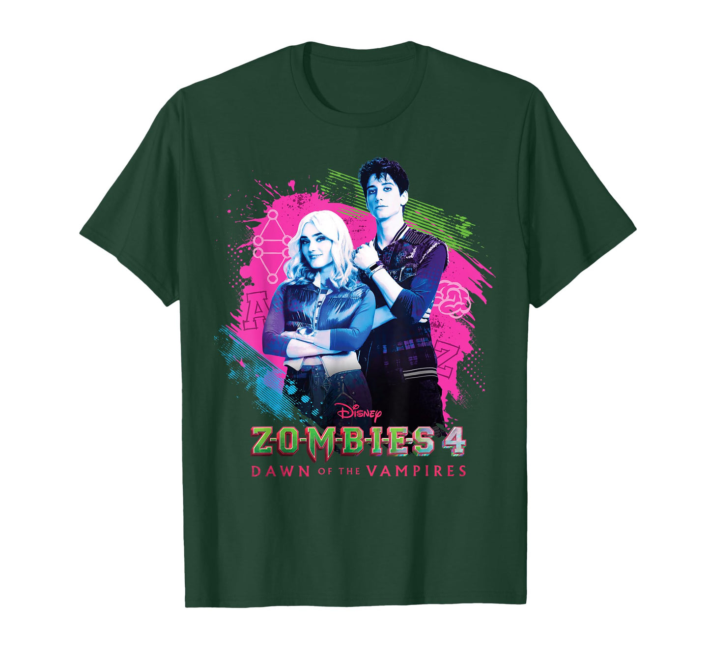 Disney ZOMBIES 4: Dawn of the Vampires Movie Zed & Addison T-Shirt