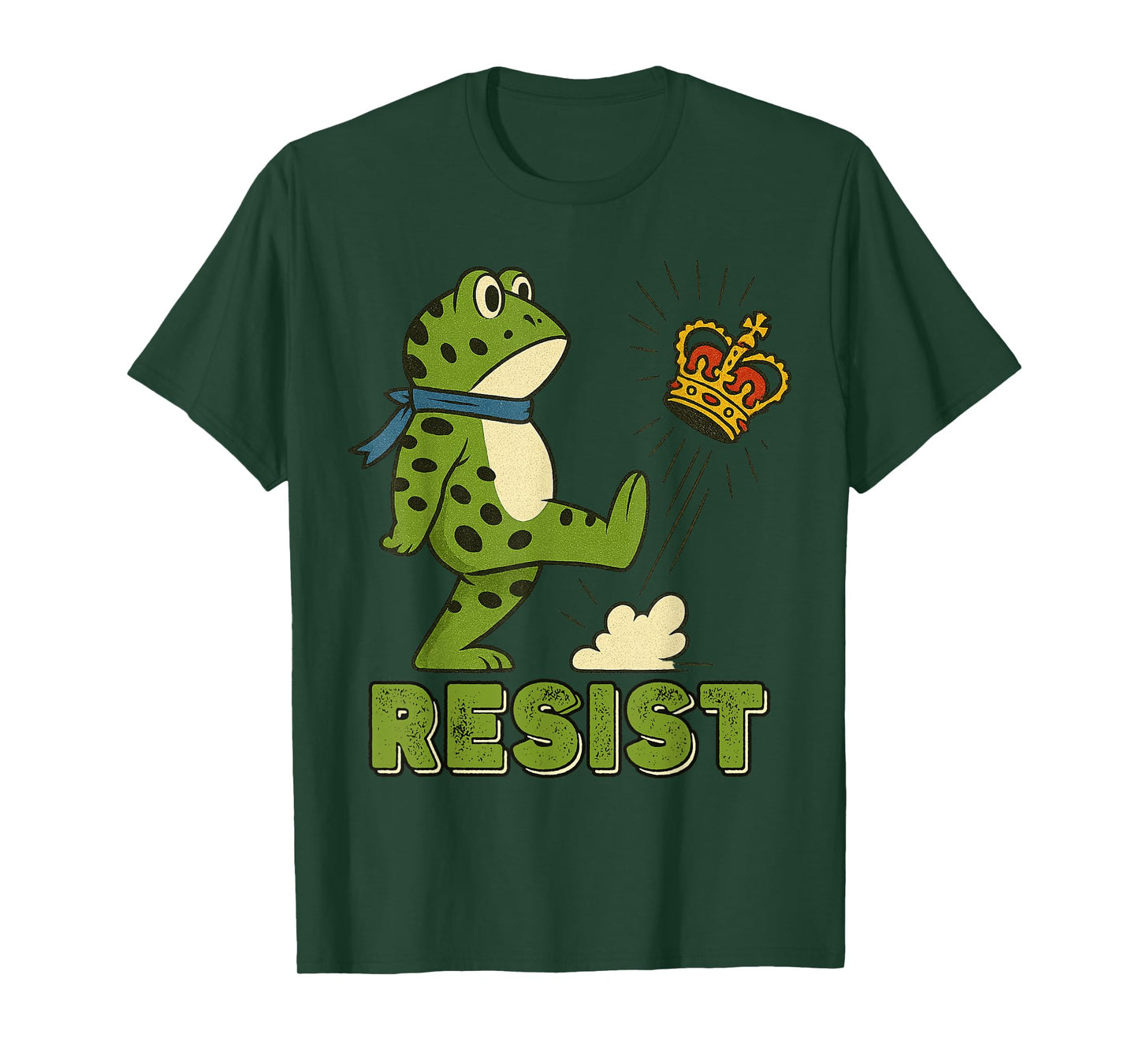 Portland Frog Protest for Men and Women No Kings T-Shirt