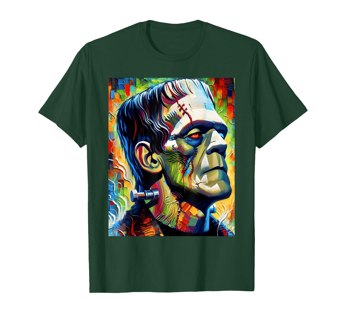 Frankenstein Monster And Bride Halloween Matching Couple T-Shirt